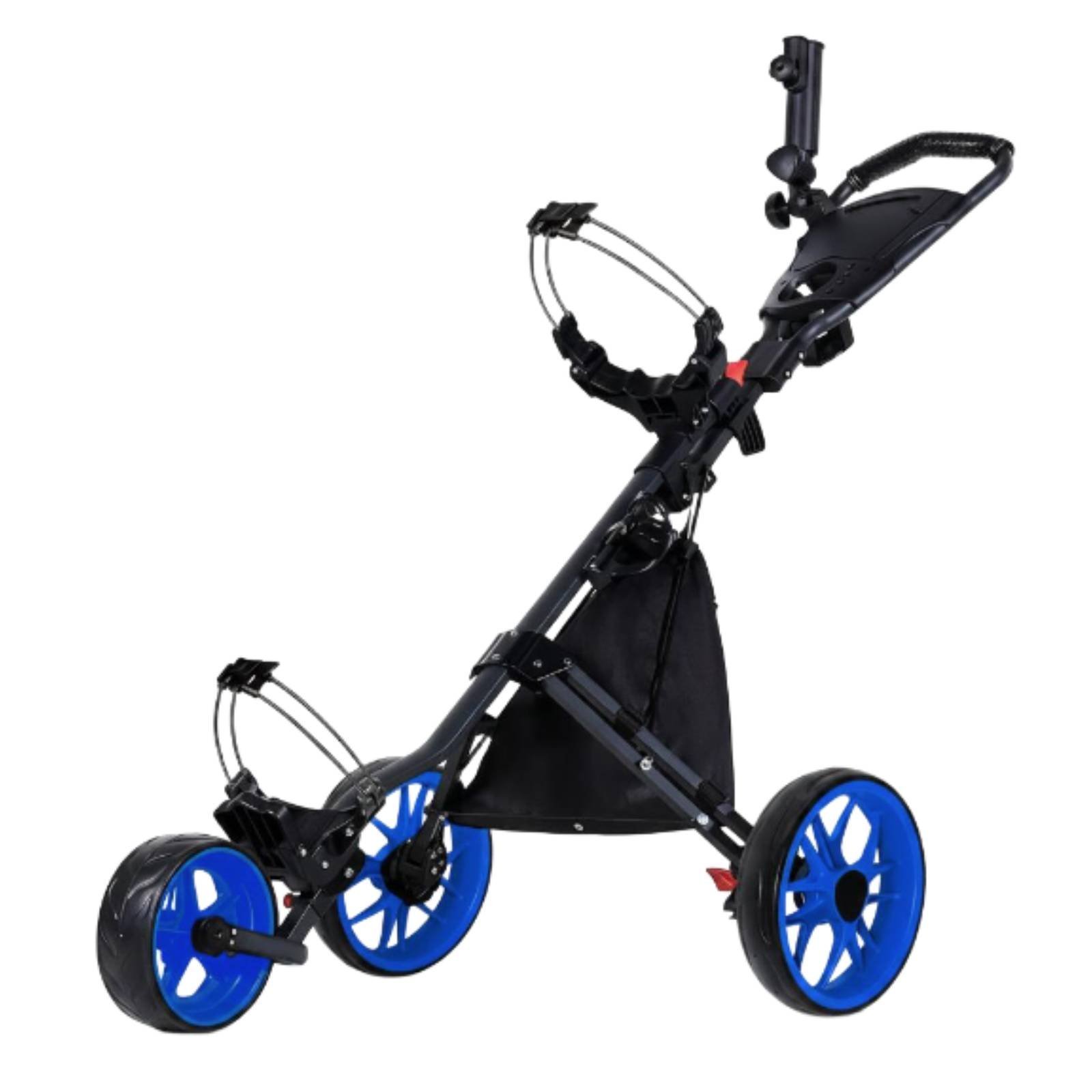 Foldable 3 Wheel Golf Push Cart
