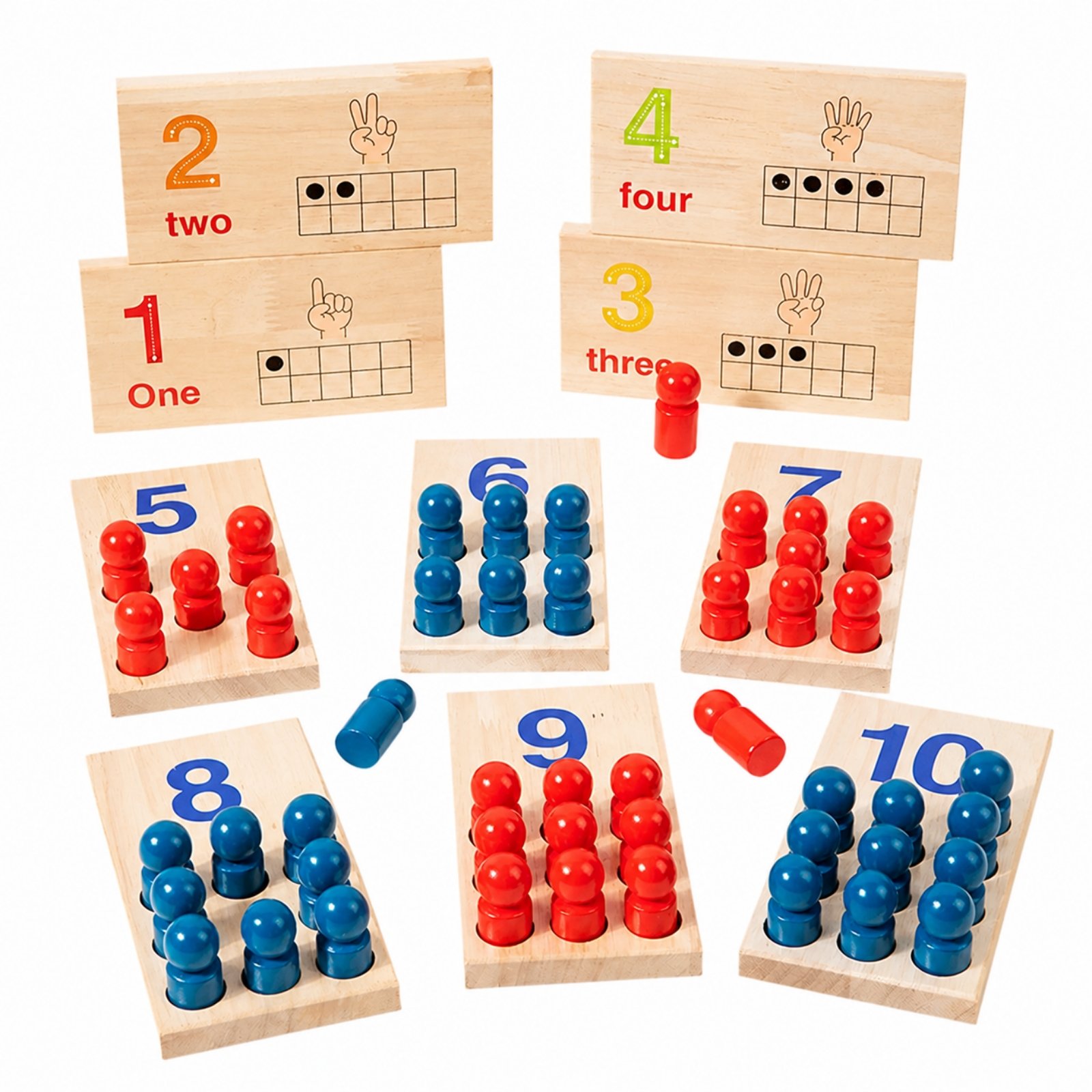10-Piece Ten-Frame Counting Board