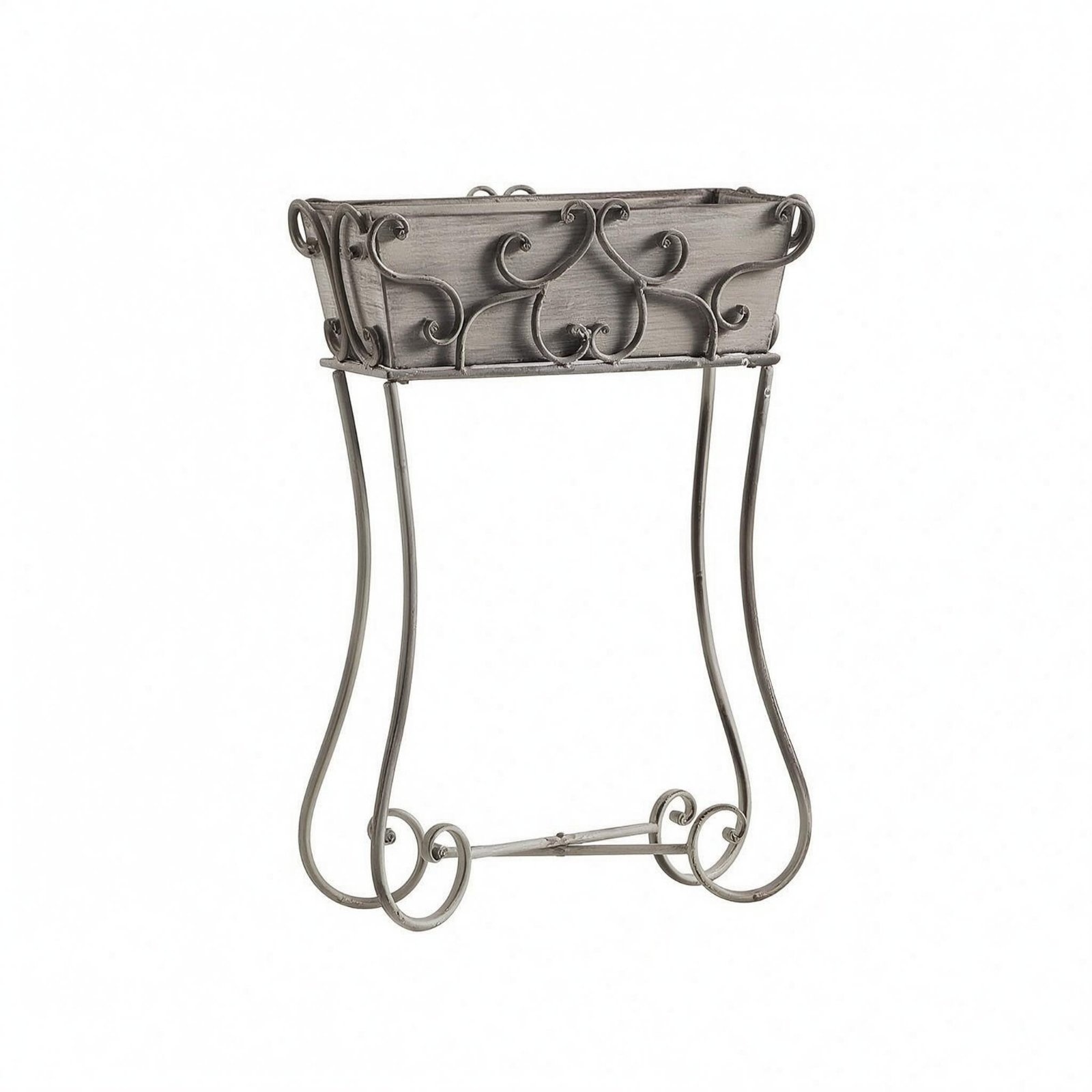 Scrollwork Iron Plant Stand