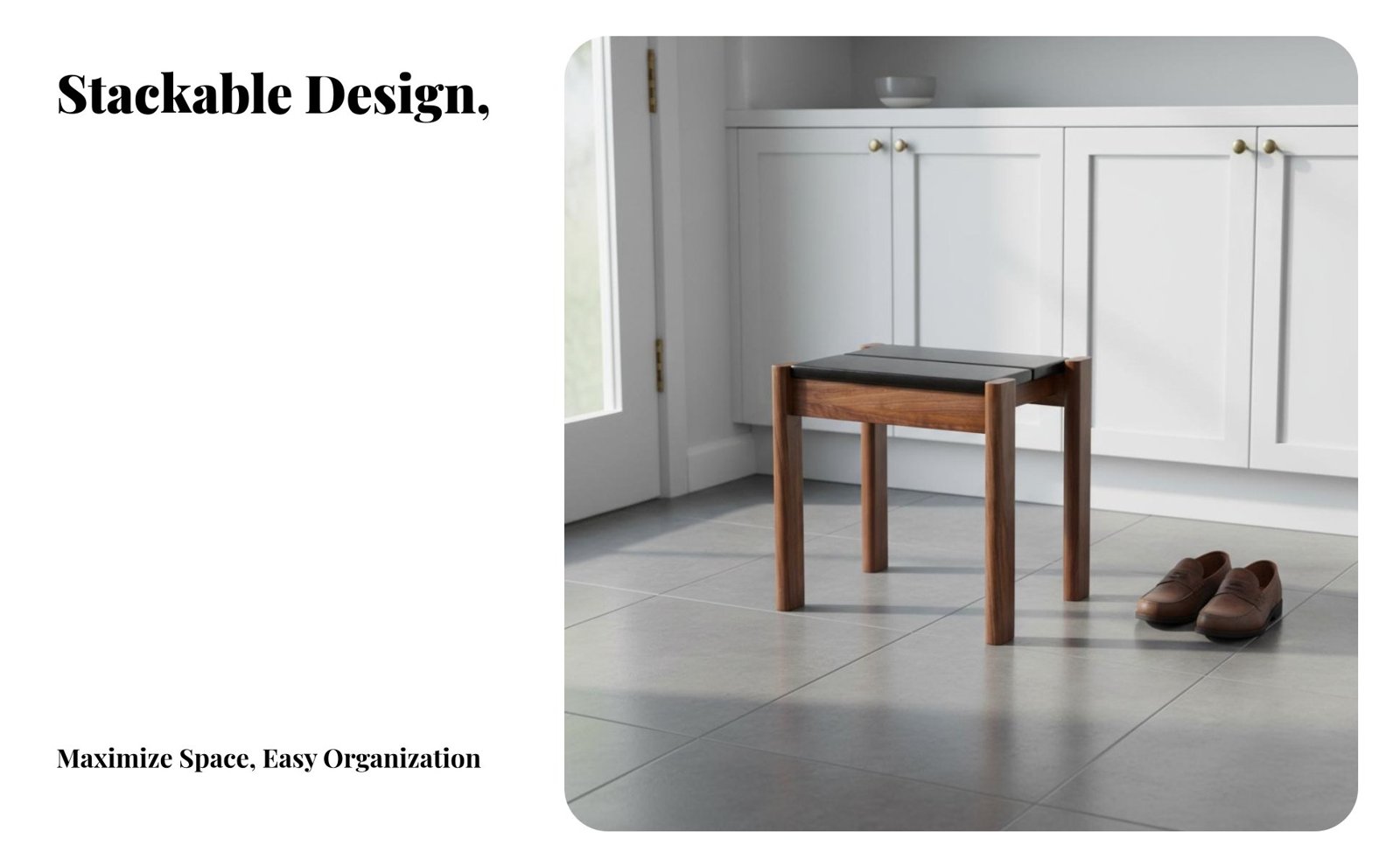 Stackable Square Stool