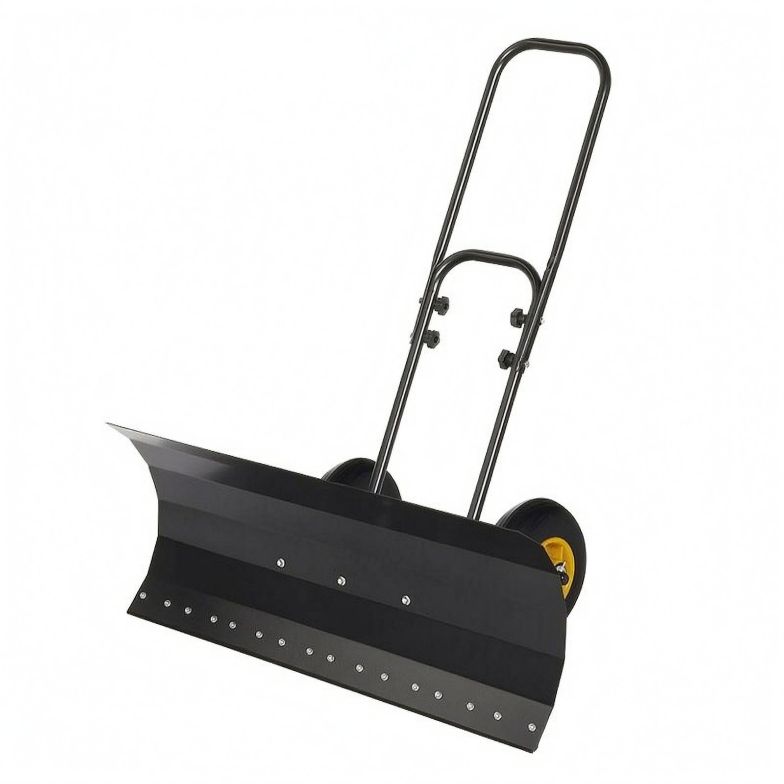 Wheeled Snow Pusher – Two-way Double-rod