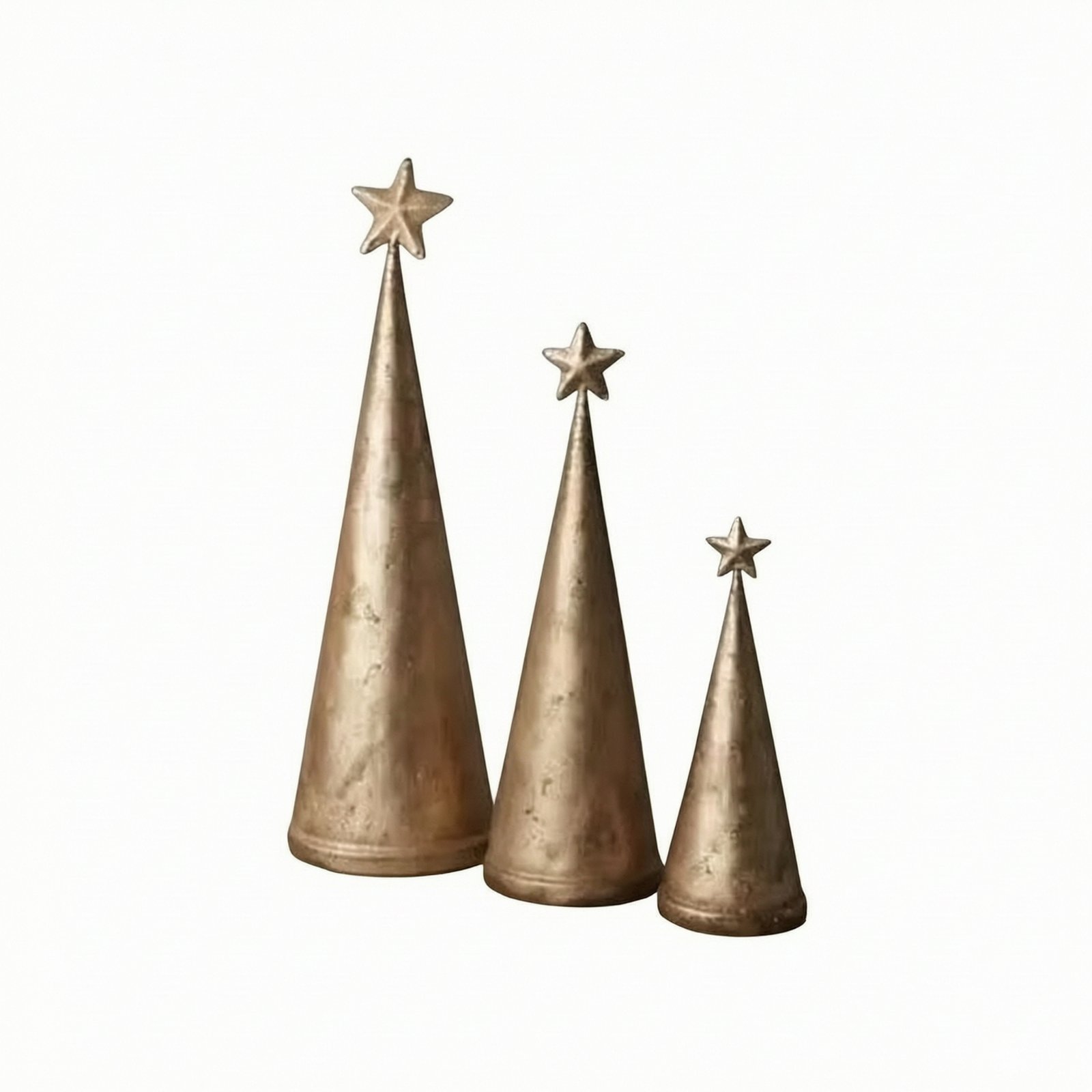 3-Piece Iron Christmas Tree Decorations