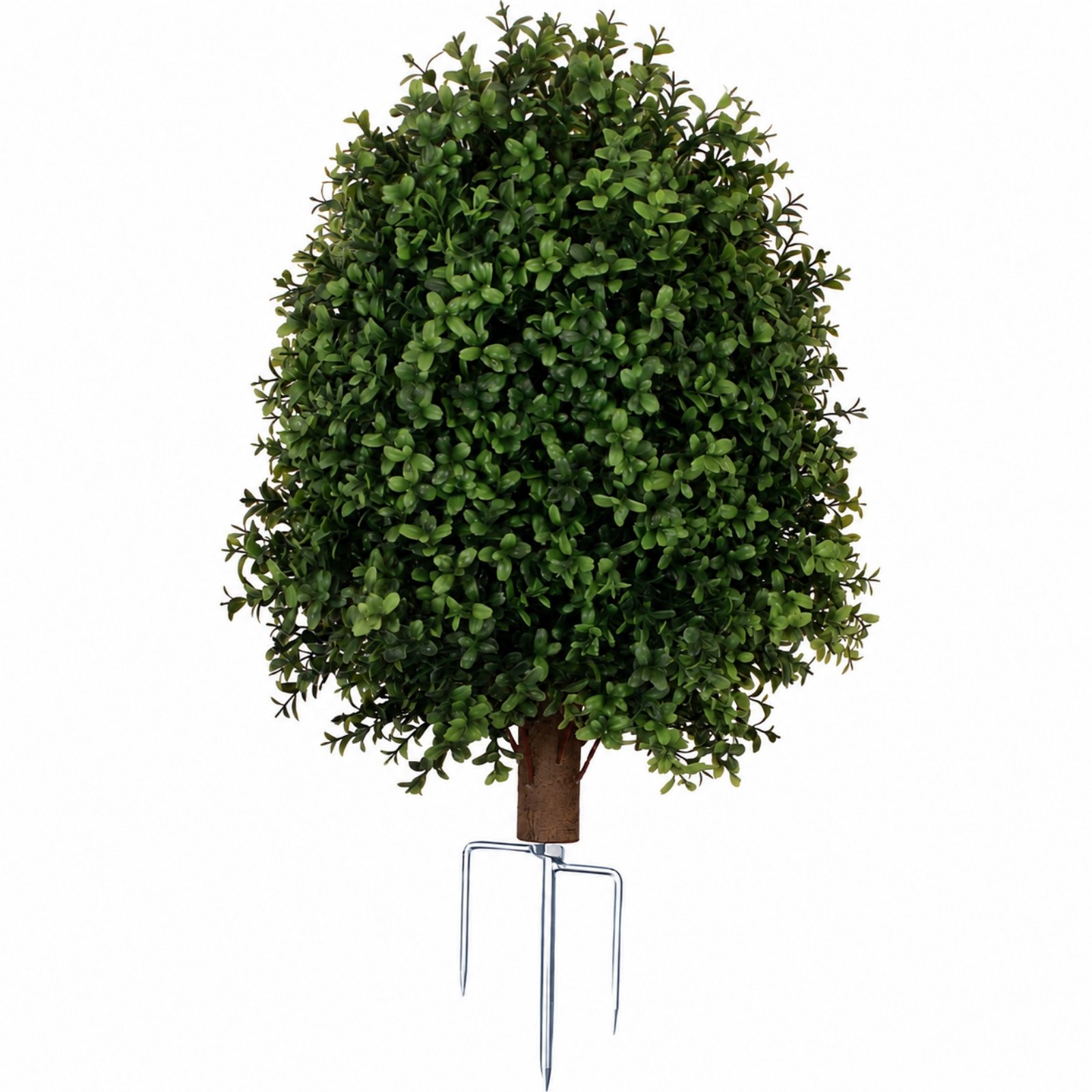 Faux Boxwood Topiary with Ground Stake