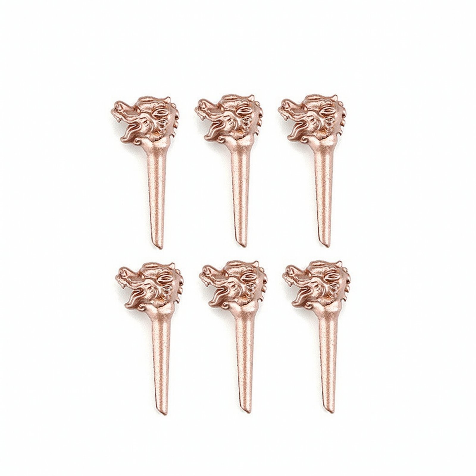 6-Piece Dragon Head Bridge Pins