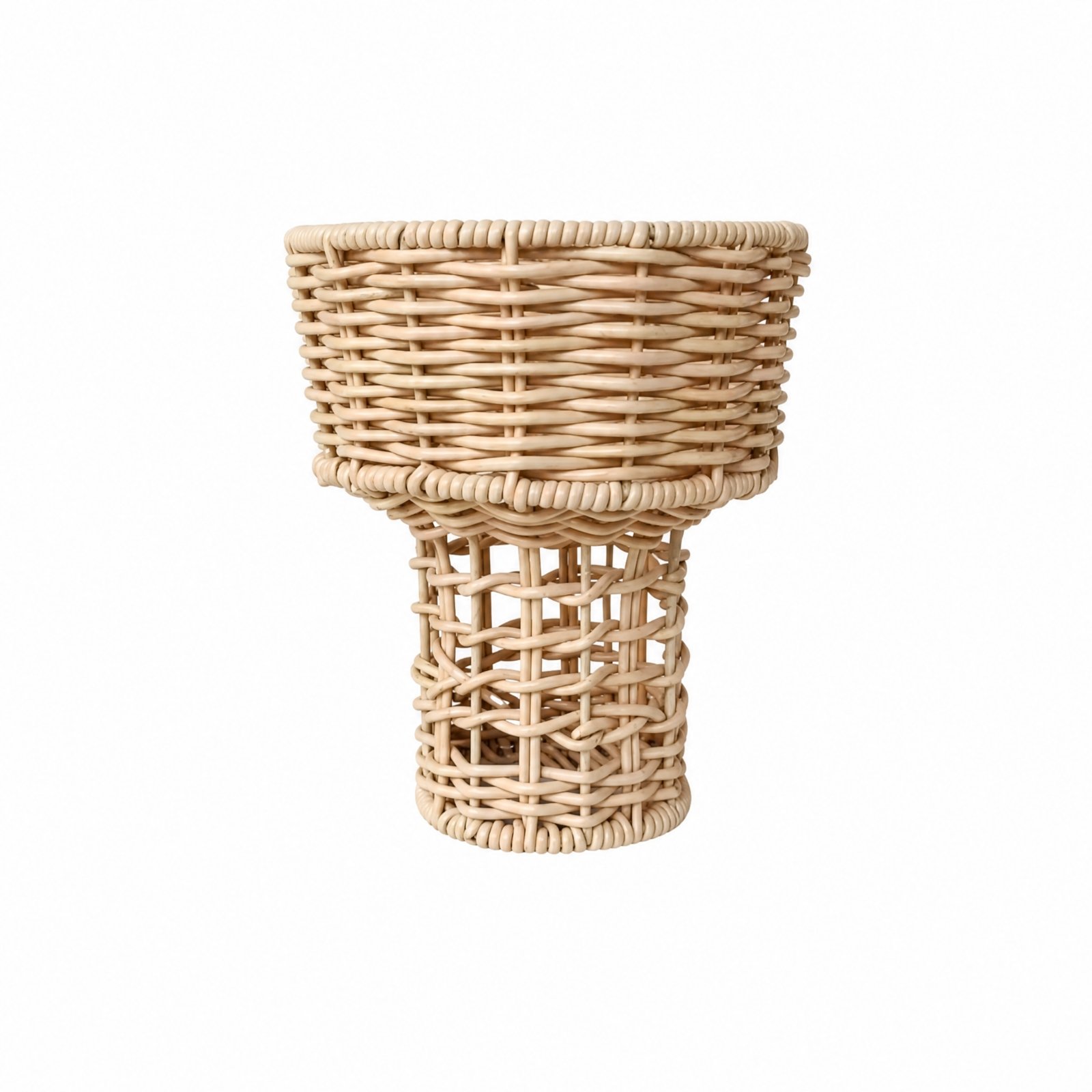 Rounded Wicker Basket