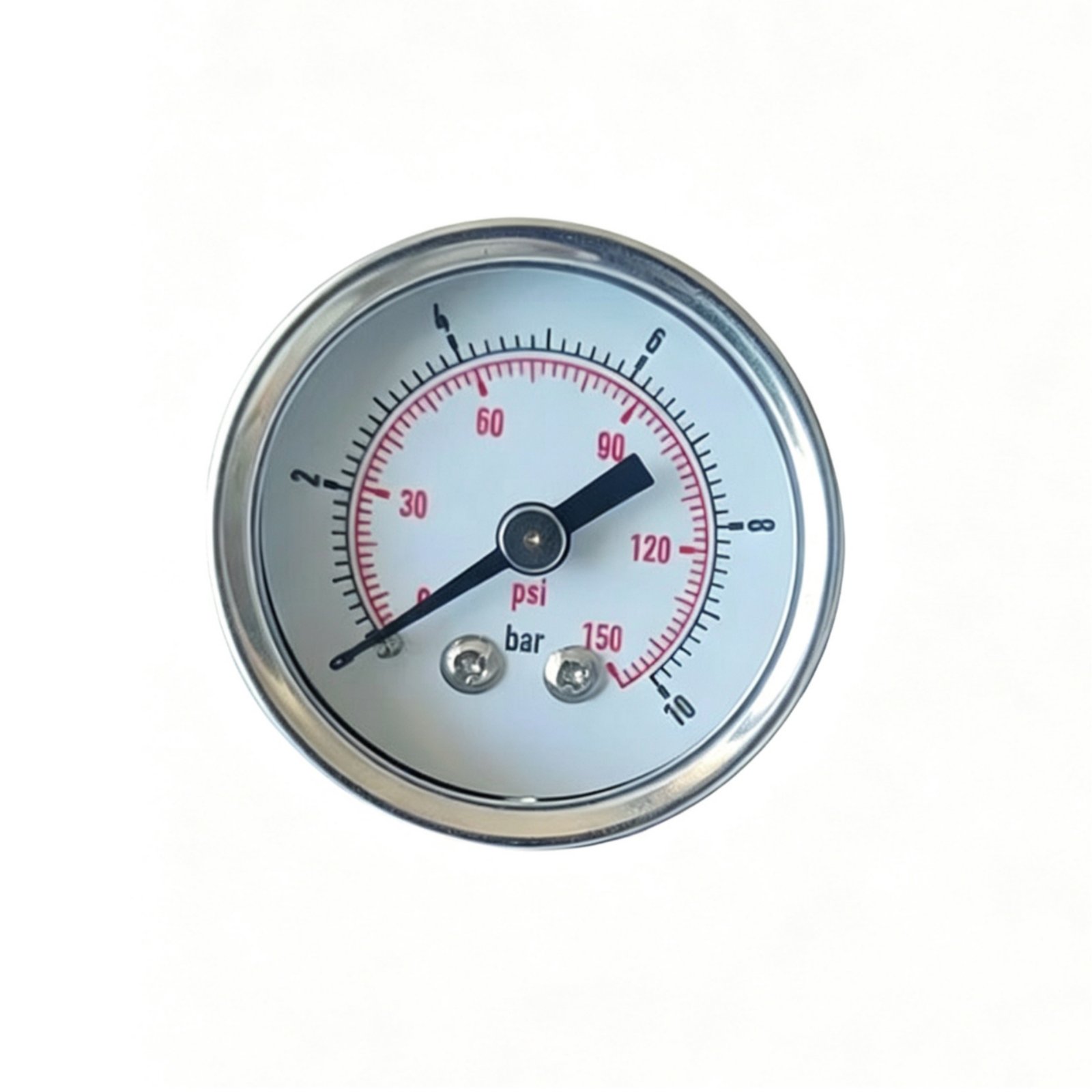 Set of 5 Pressure Gauge Stainless Steel