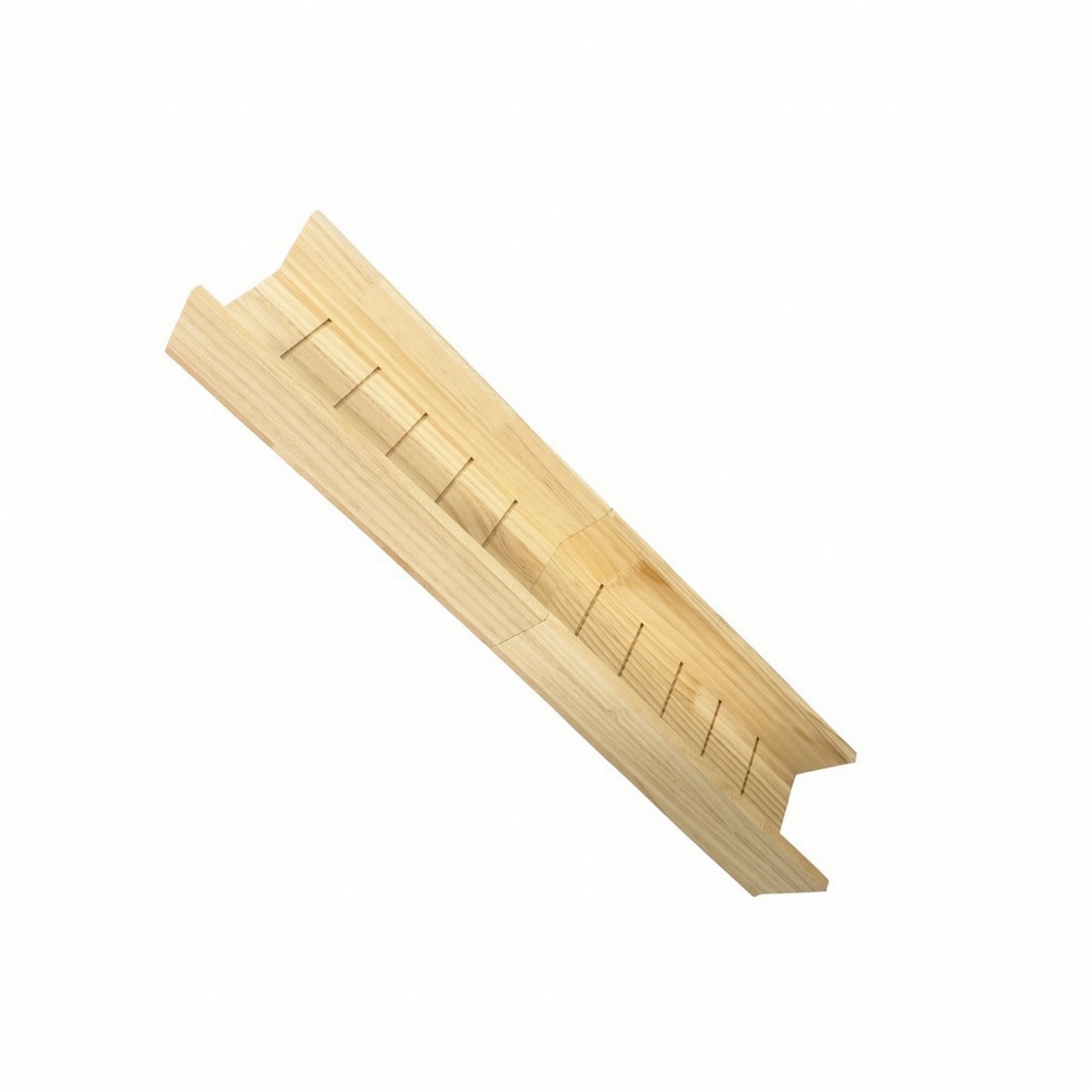 Wooden Ramp with Grooved Surface