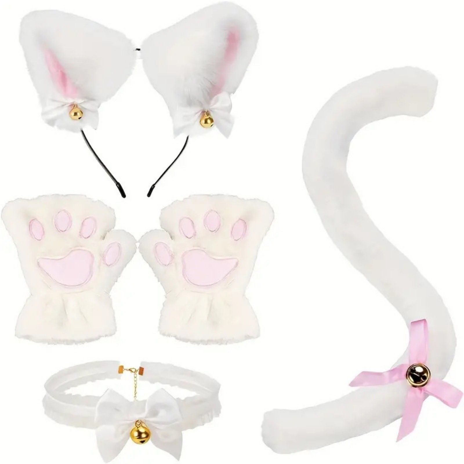 5 Pieces Cat Cosplay Set