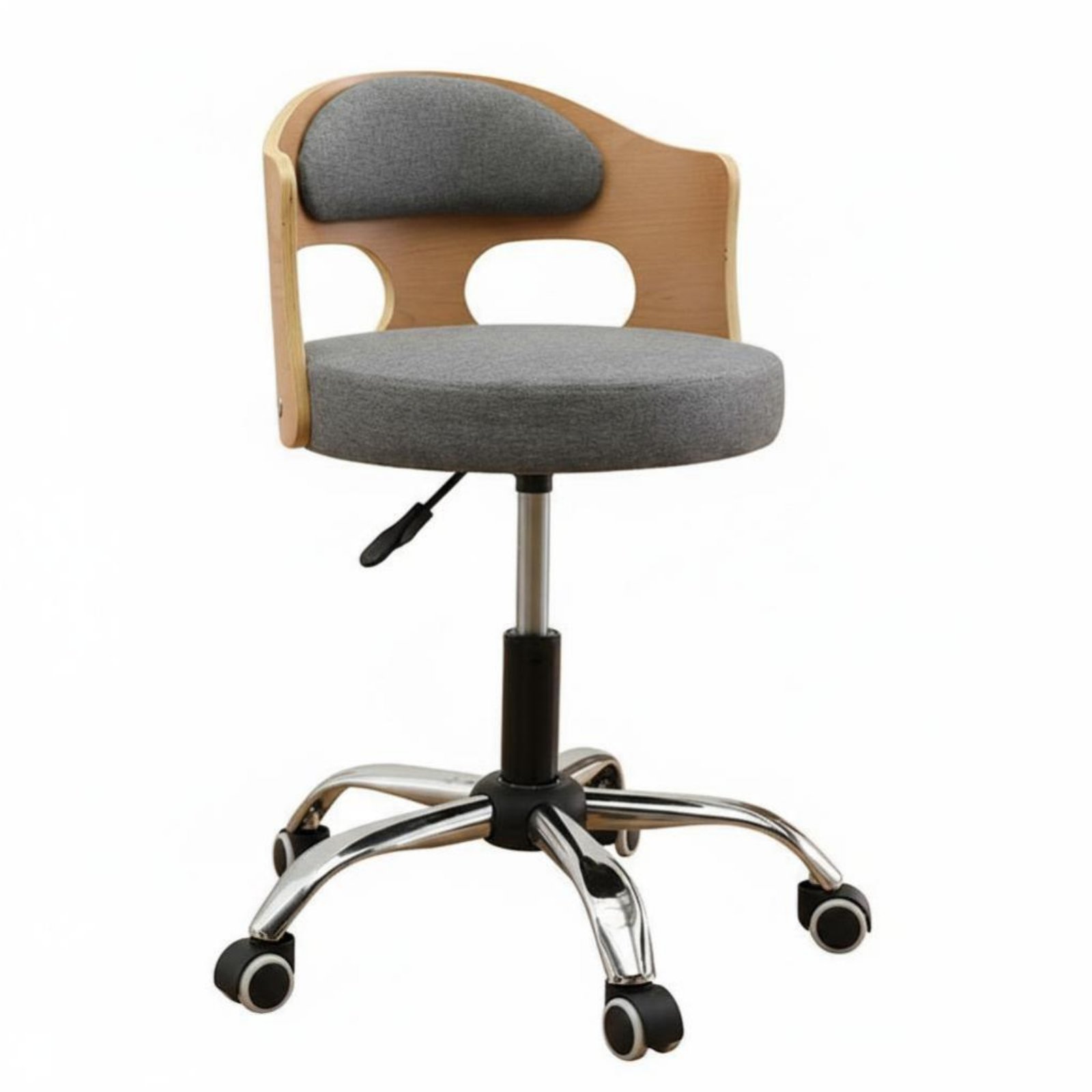 Rolling Counter Stool with Supportrest