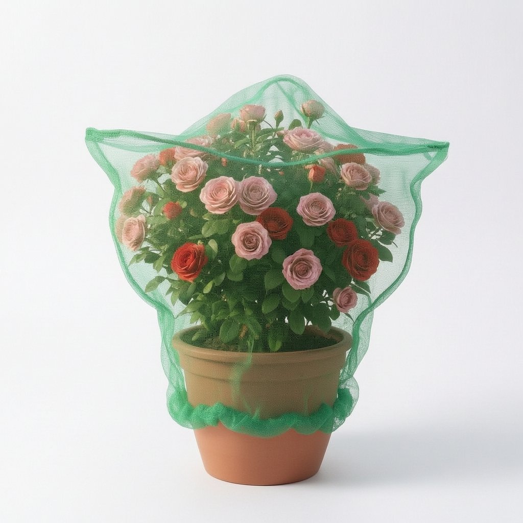 Drawstring Plant Insect Net Cover