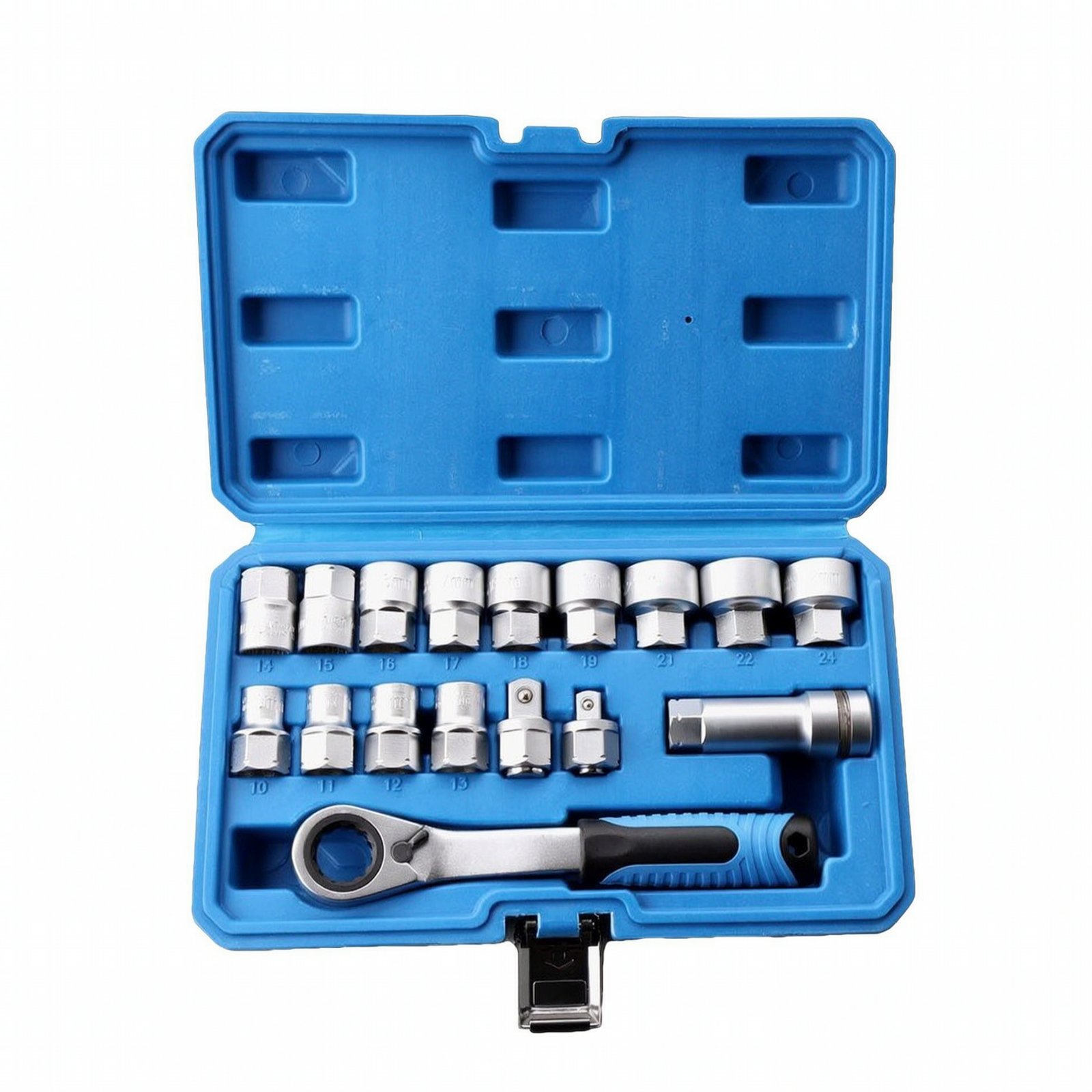 17-Piece Ratchet Socket Tool Kit