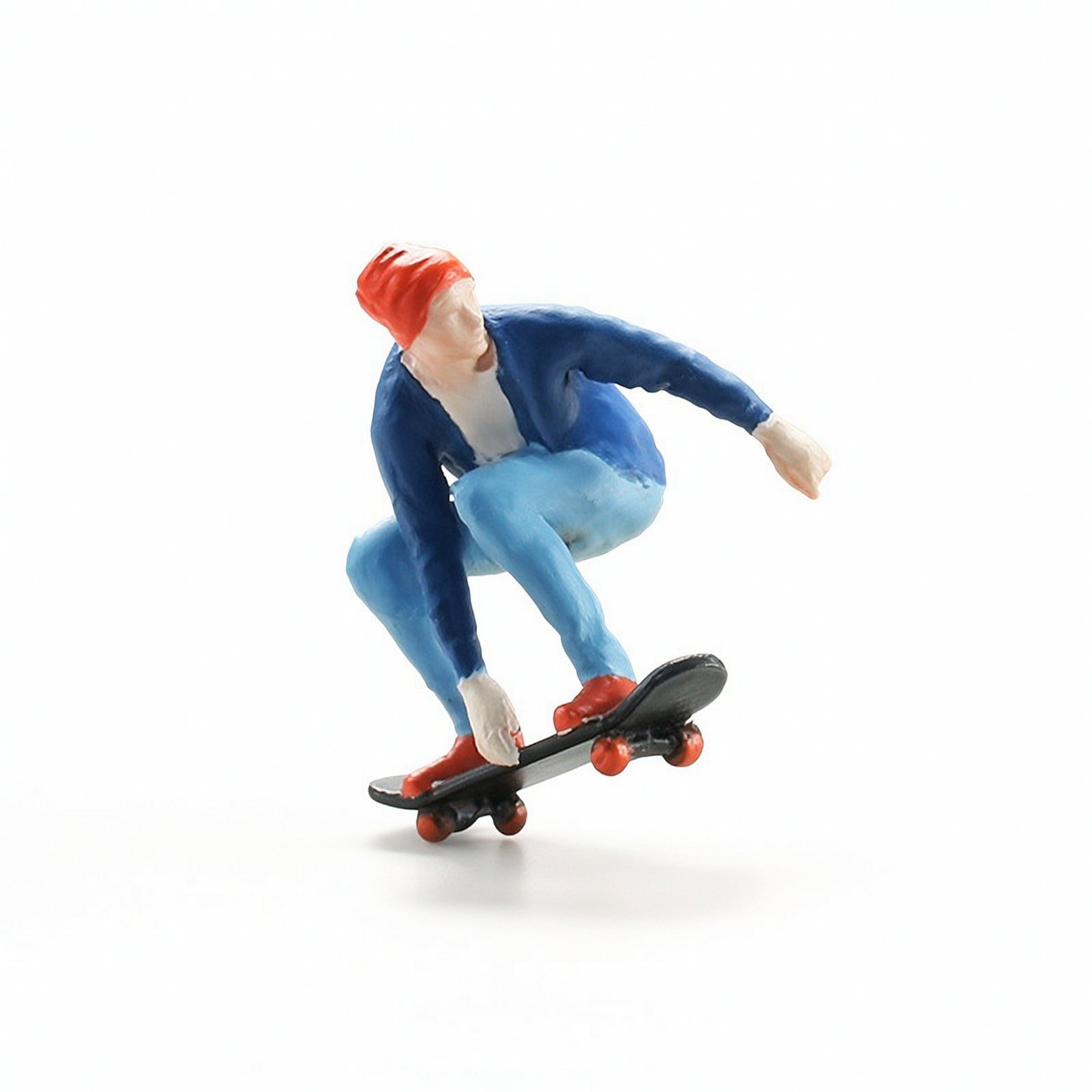 1:64 Scale Skateboarder Figure