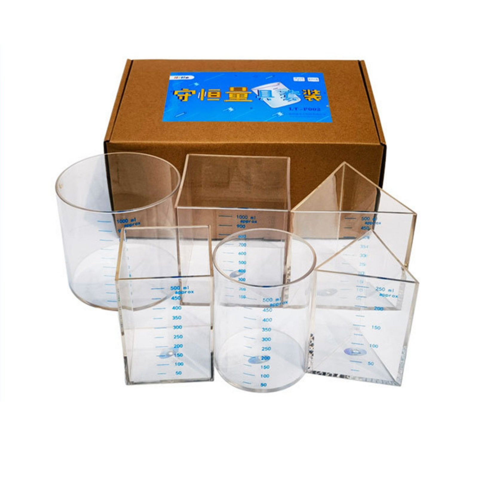 5 Pieces Geometric Volume Set
