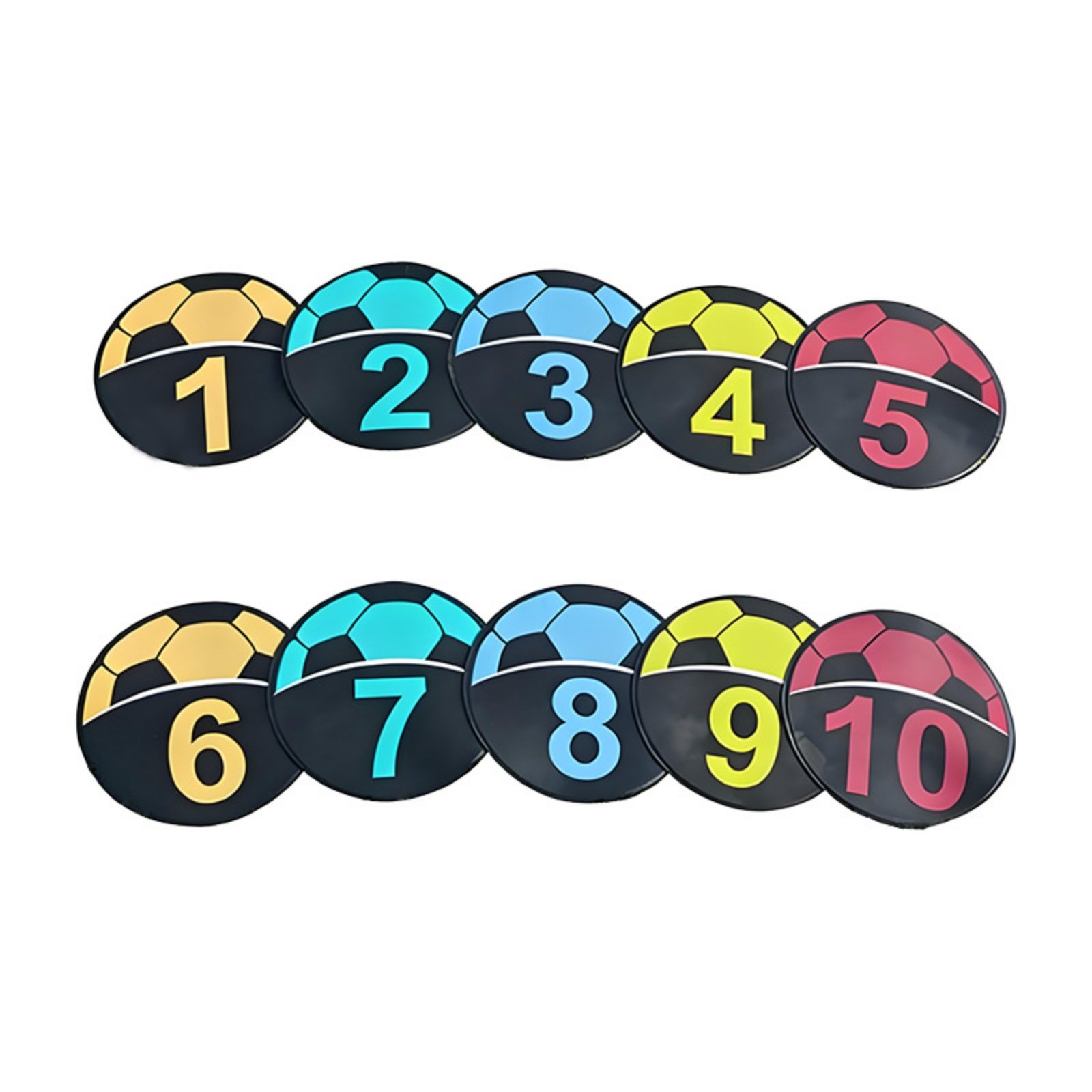 10-Piece Numbered Marker Disc