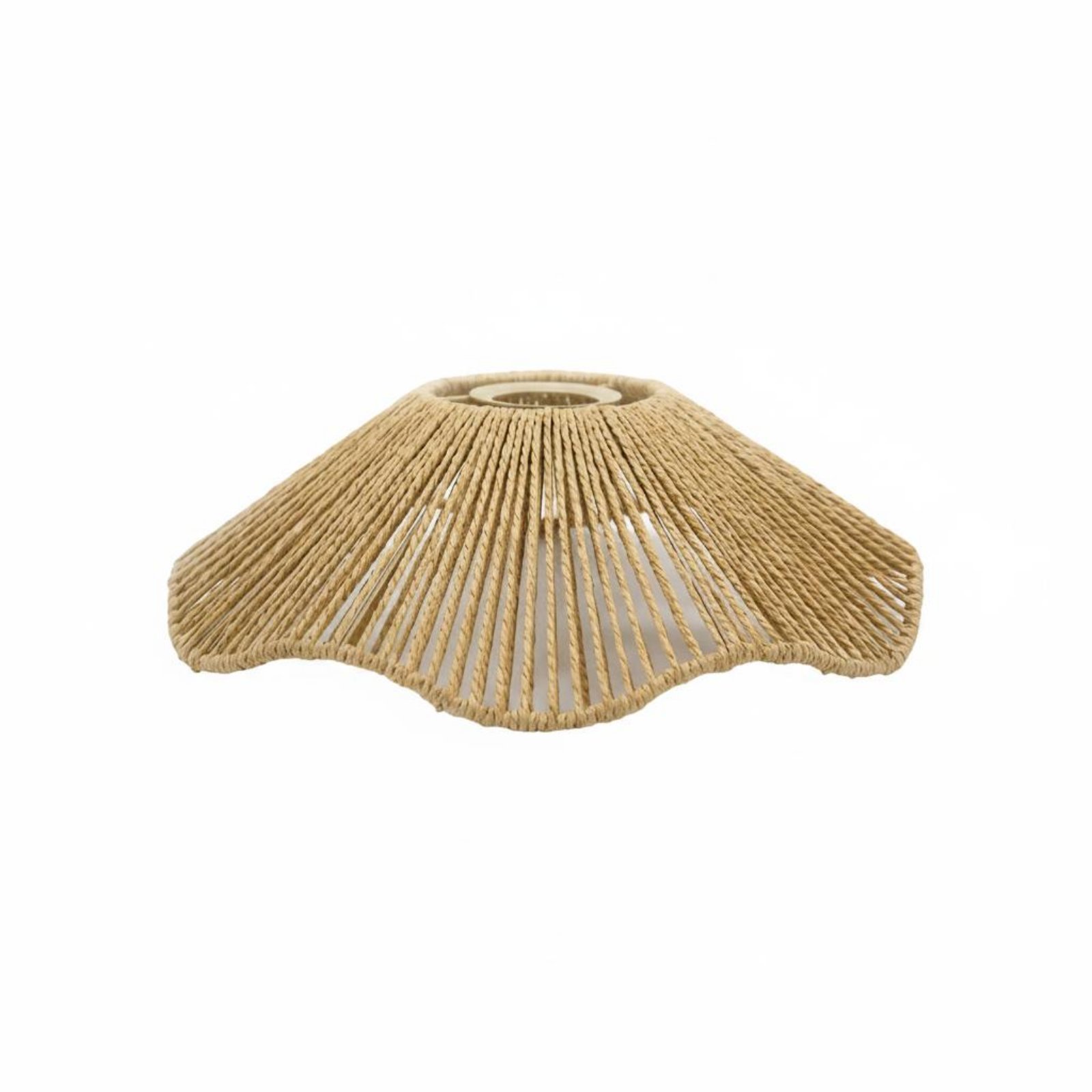 Woven Lamp Shade – Yellow