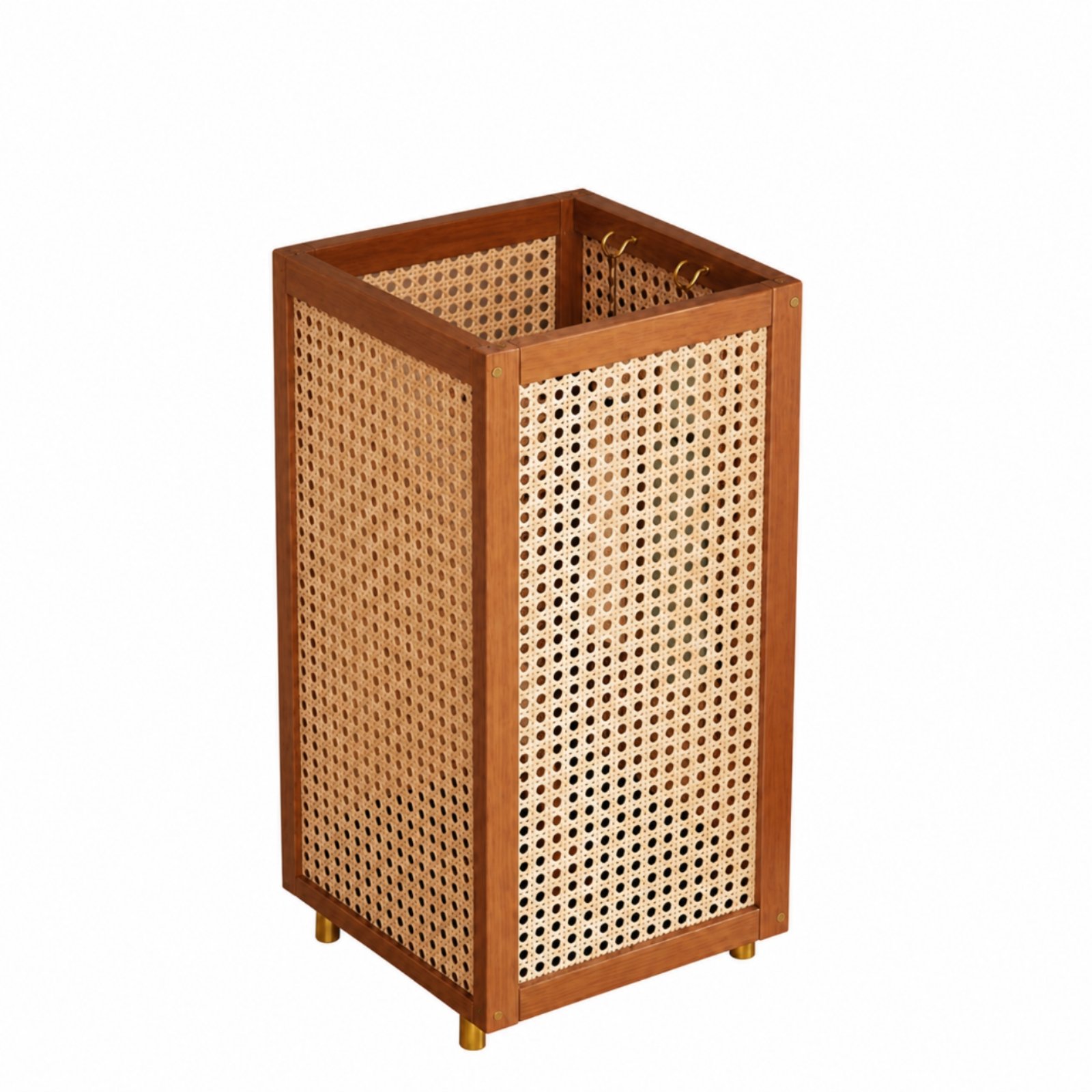 Bamboo Umbrella Stand with Drainage Tray
