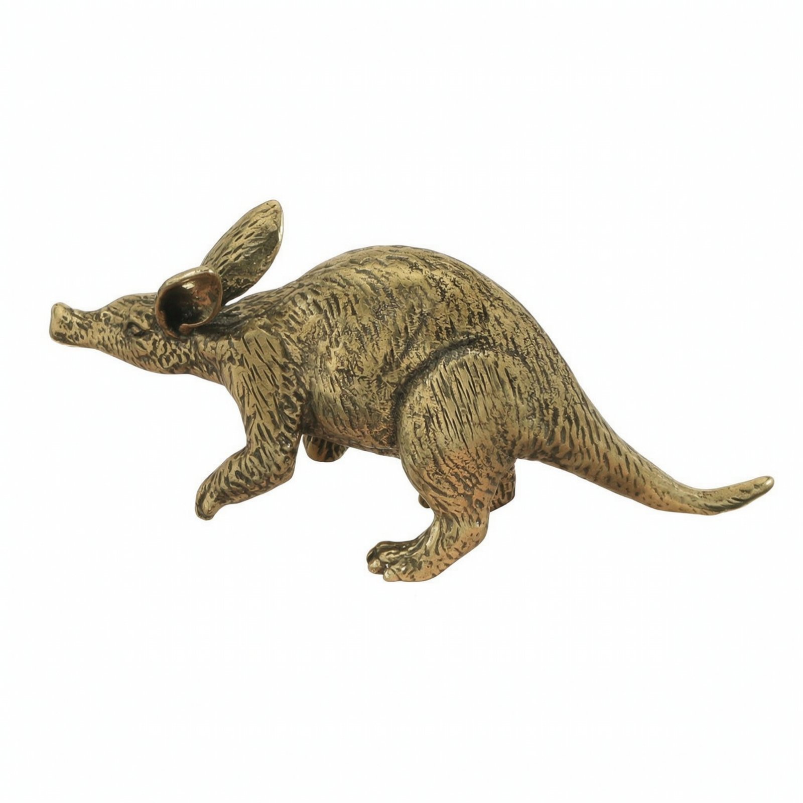 Cast Brass Figurine Aged Finish