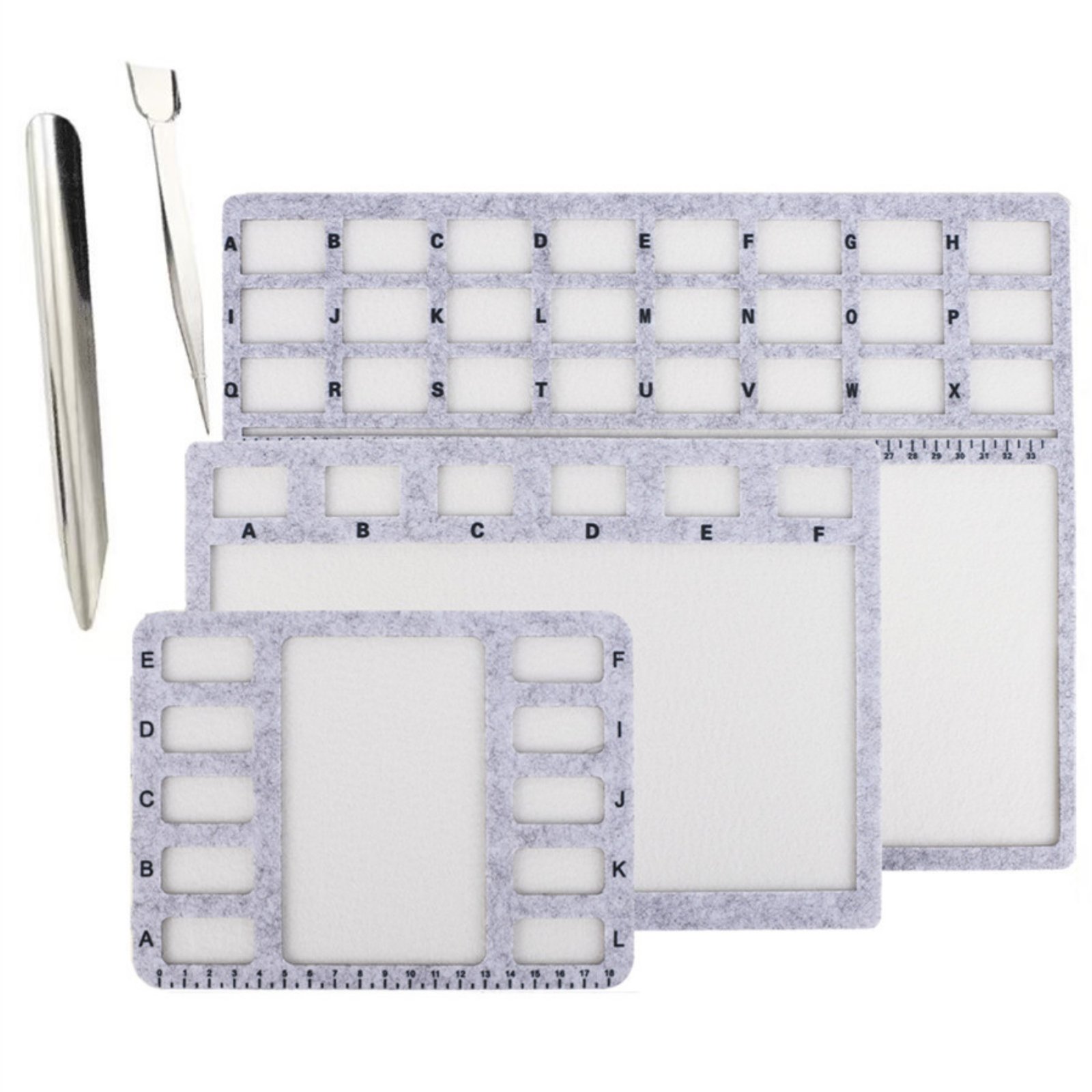 Jewelry Design Tray with Ruler