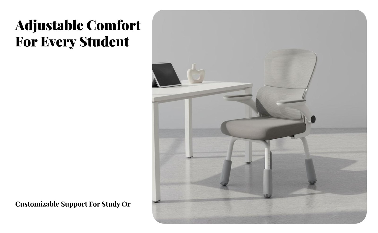 Adjustable 4-Leg Task Chair
