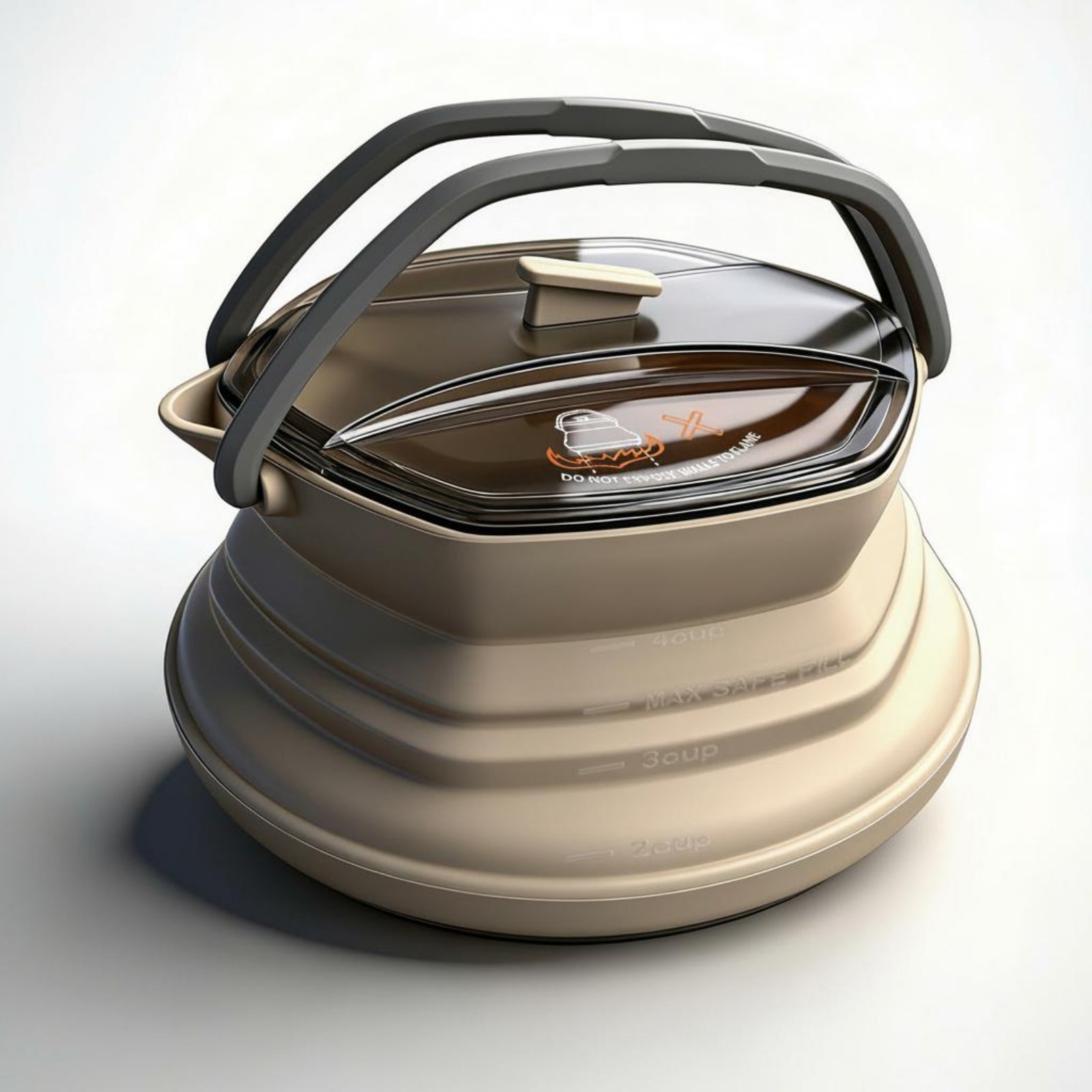 Foldable Silicone Travel Kettle