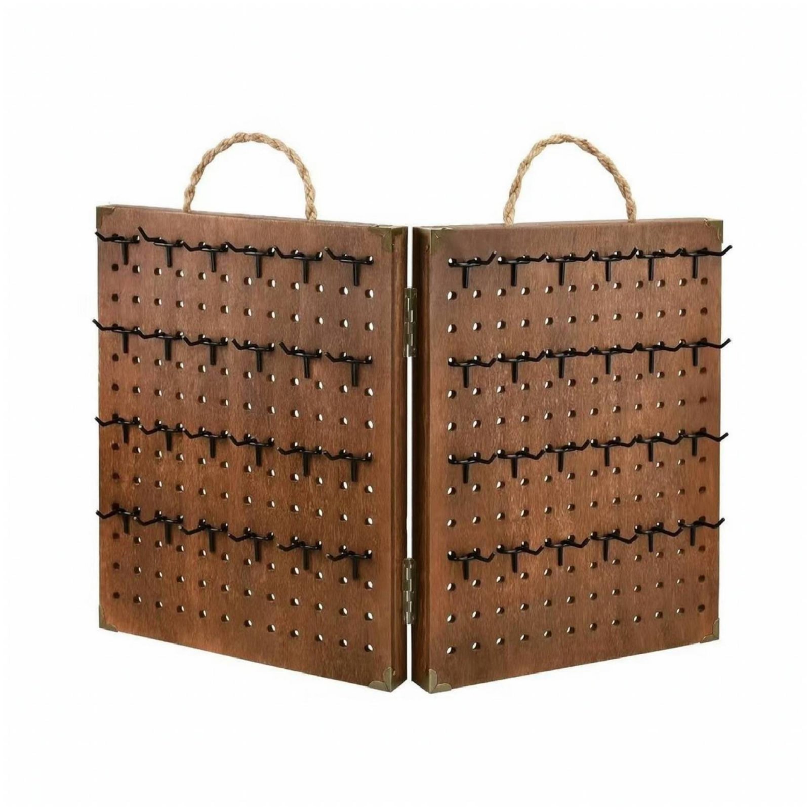 Foldable Wooden Jewelry Display Rack