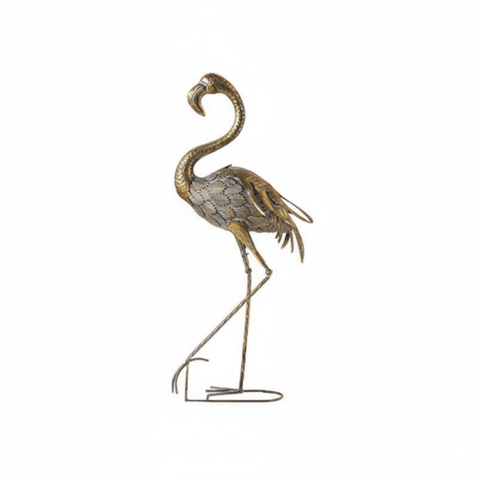 Iron Flamingo Ornament