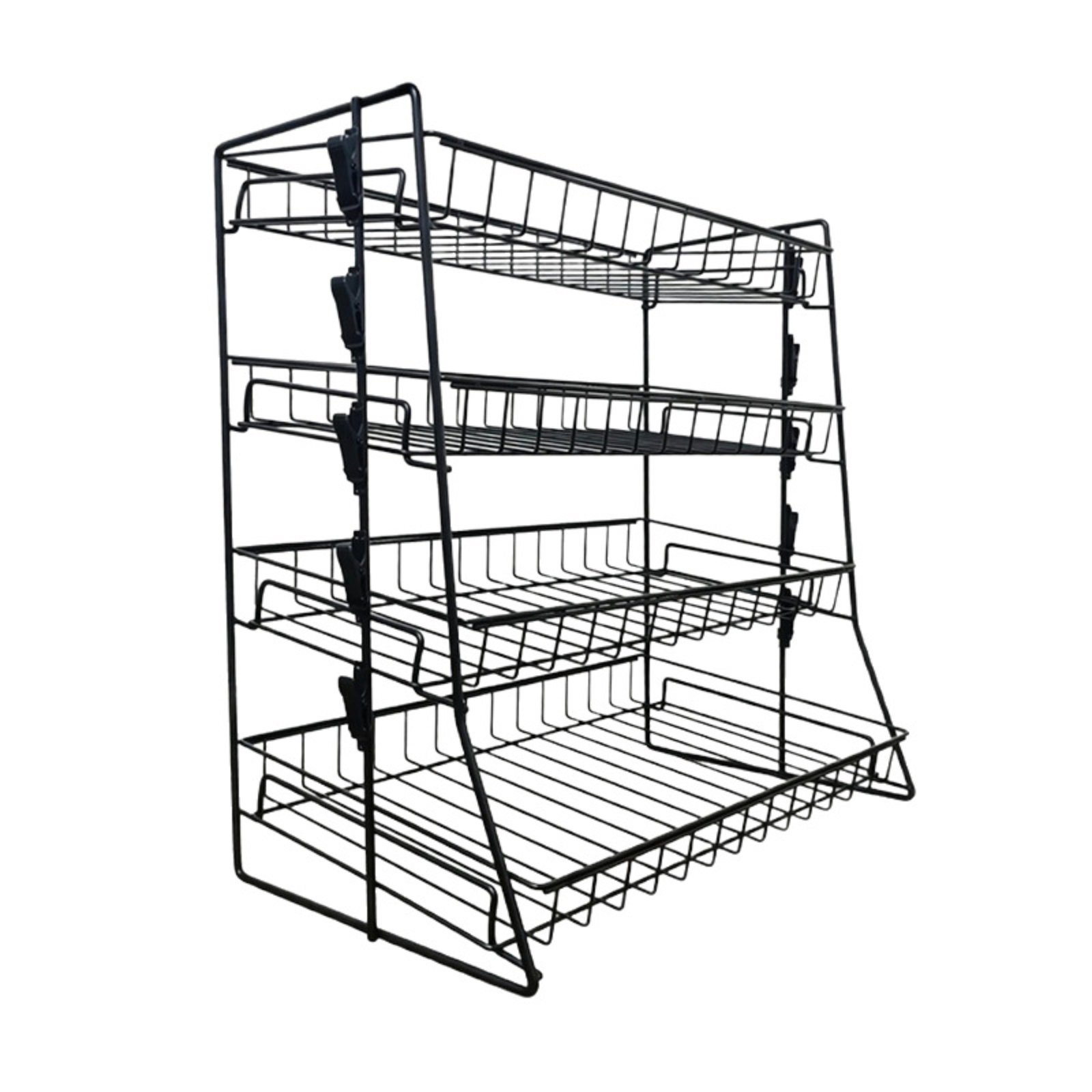 4-Layer Snack Display Rack