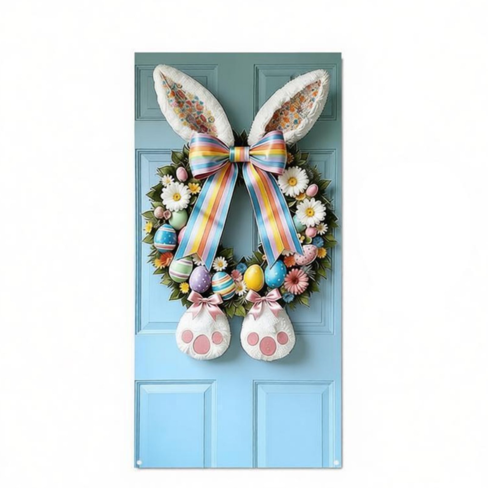 Easter Bunny Door Cover Banner