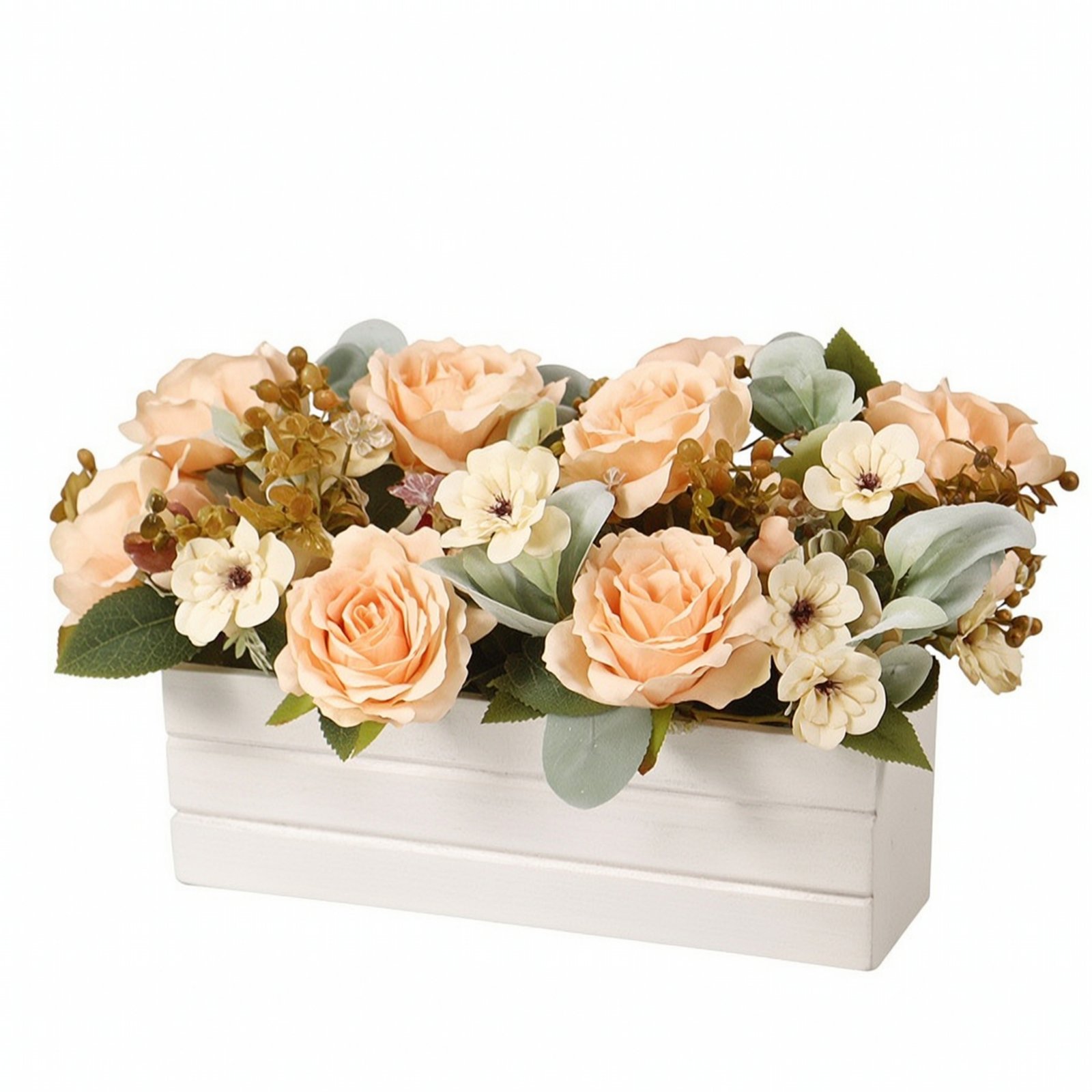 Rose Arrangement with Planter