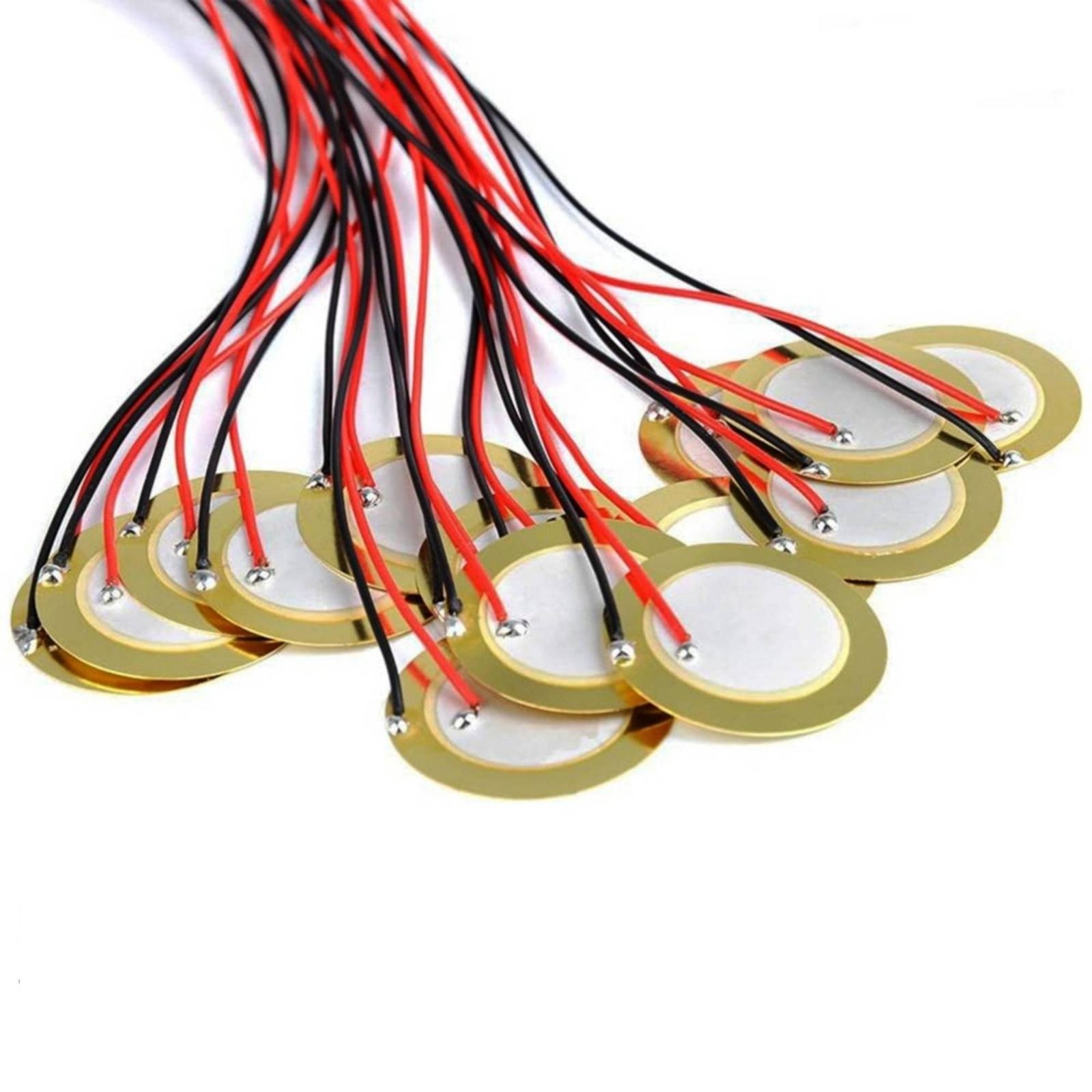 15-Piece 27mm Piezo Pickup Discs