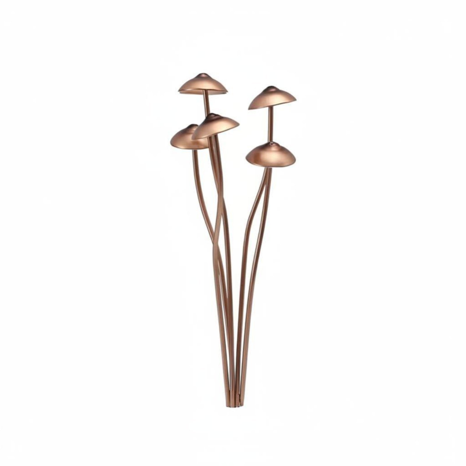 Set of 5 Metal Mushroom Garden Stake