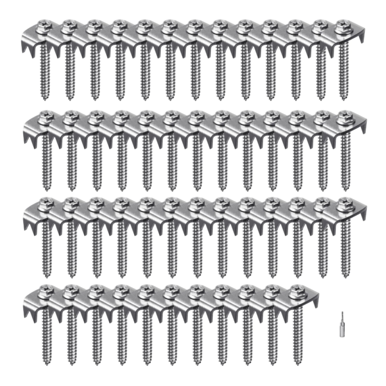 50-Piece Rust-Resistant Fence Staple