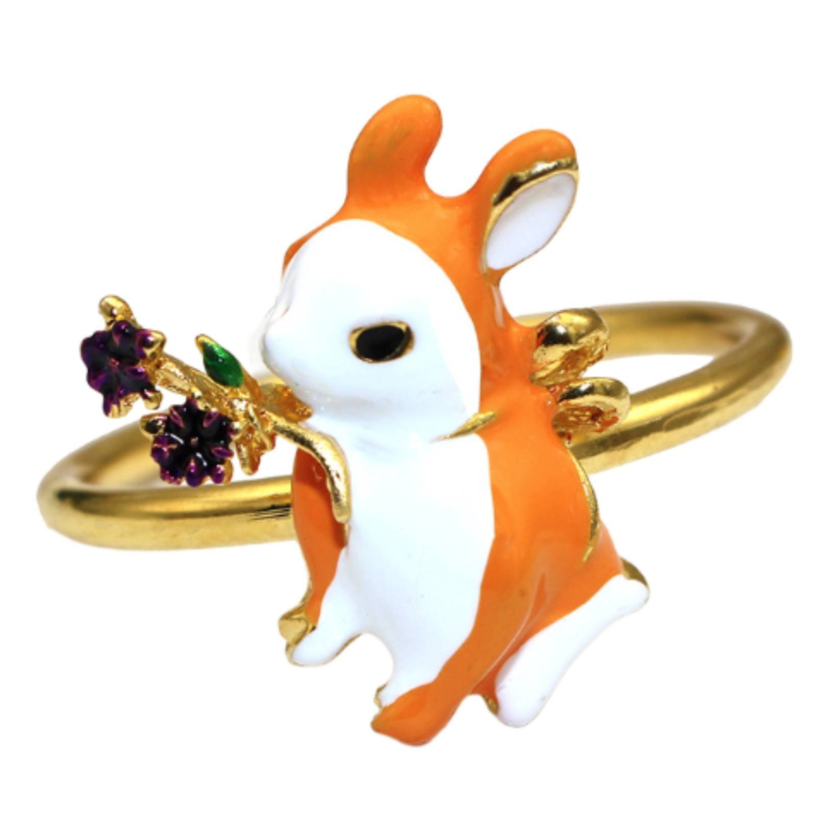 Easter Bunny Napkin Holder Metal