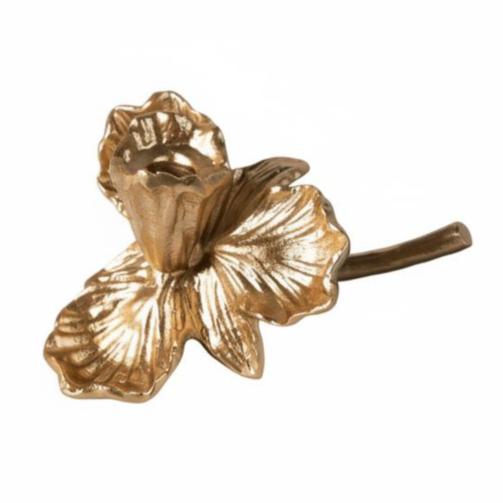 Gold Flower Candle Holder