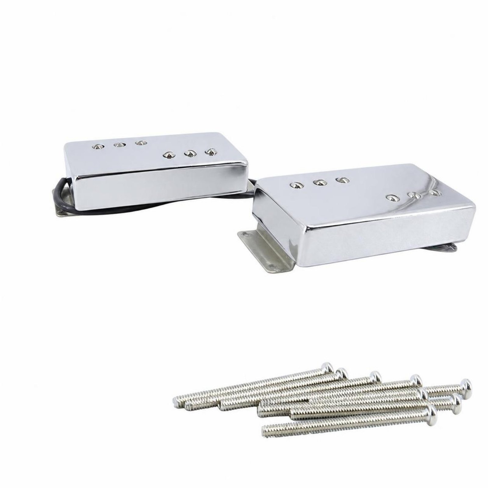 2-Piece Chrome Guitar Pickup Set