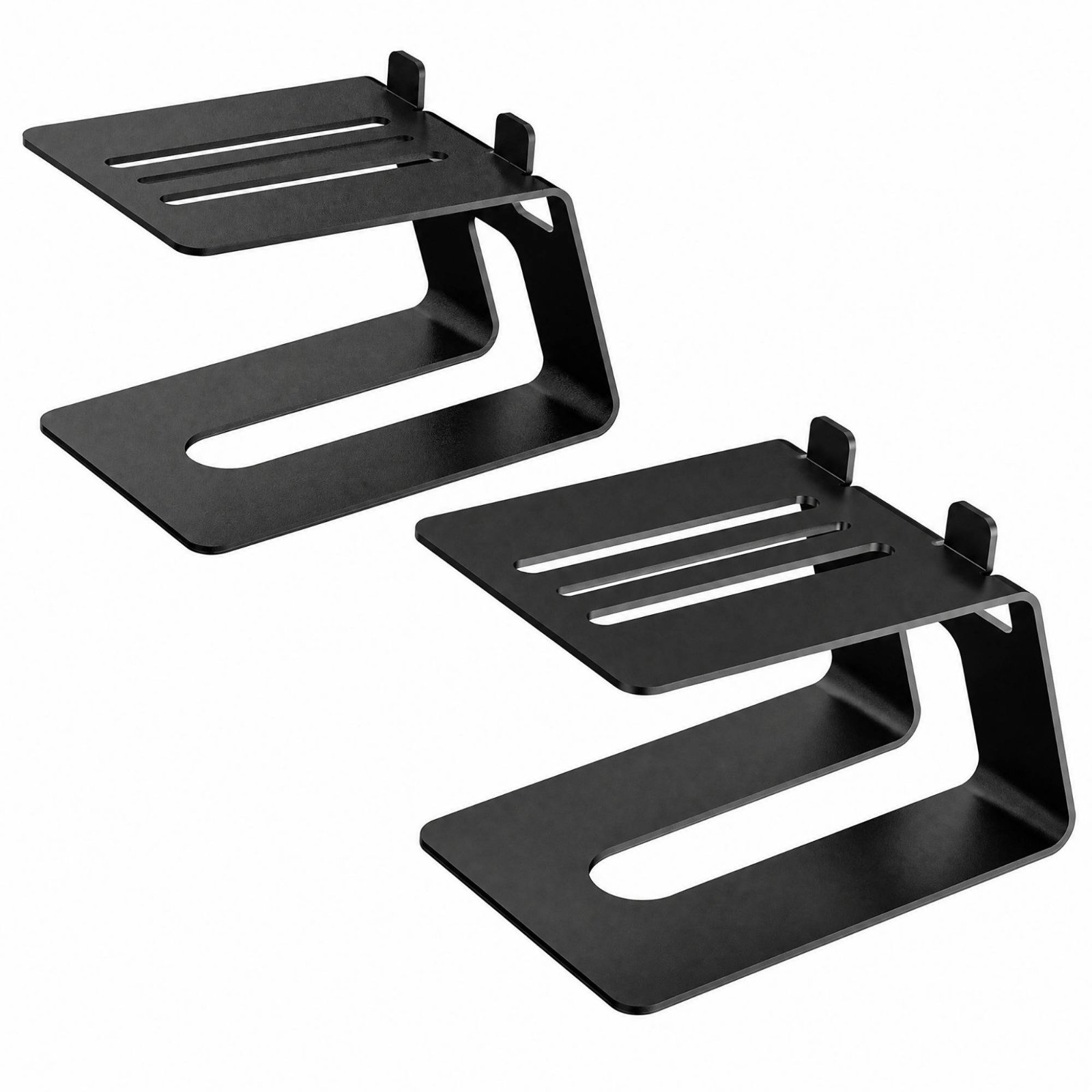 2-Piece Tilting Desktop Speaker Stand