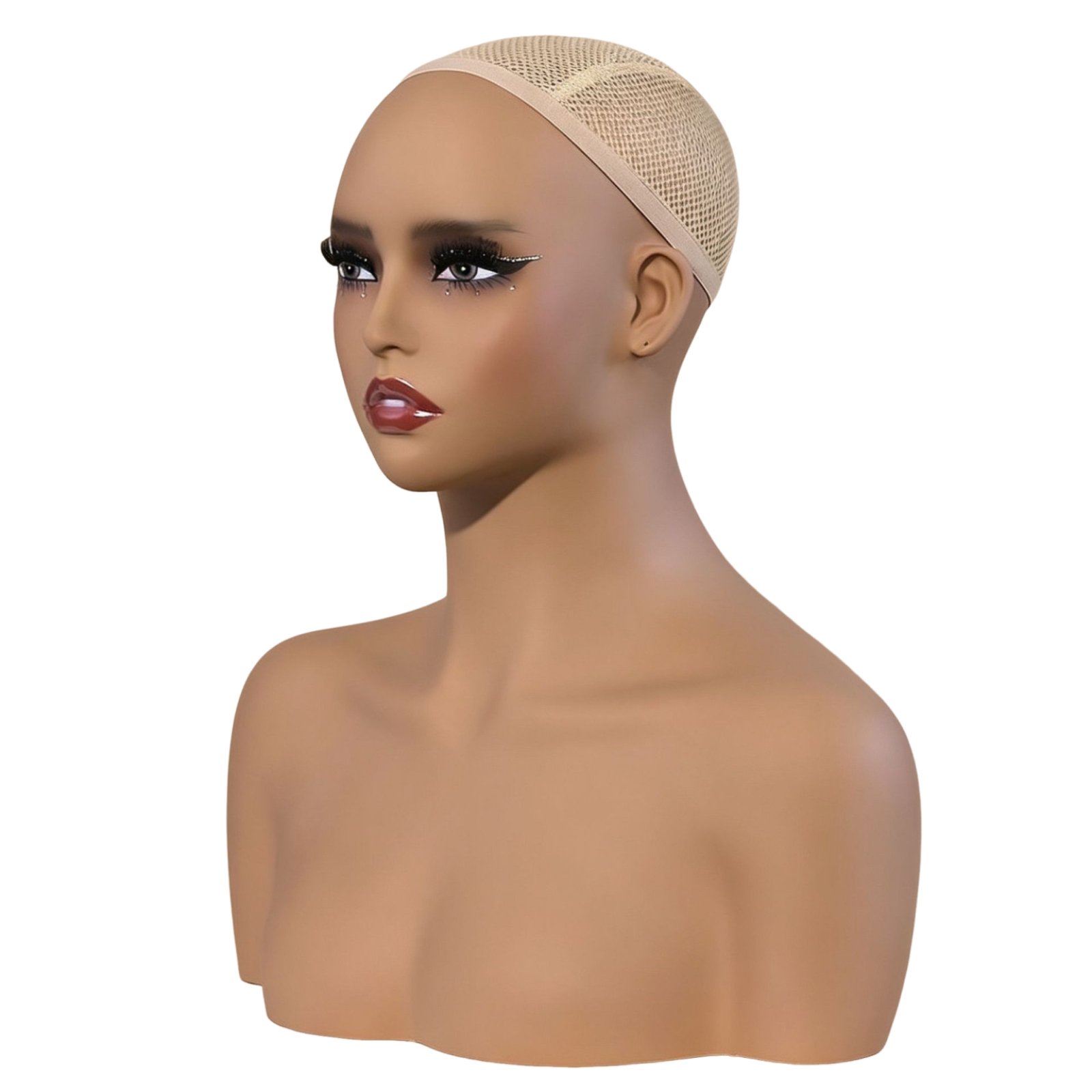 Skin-Tone Mannequin Bust