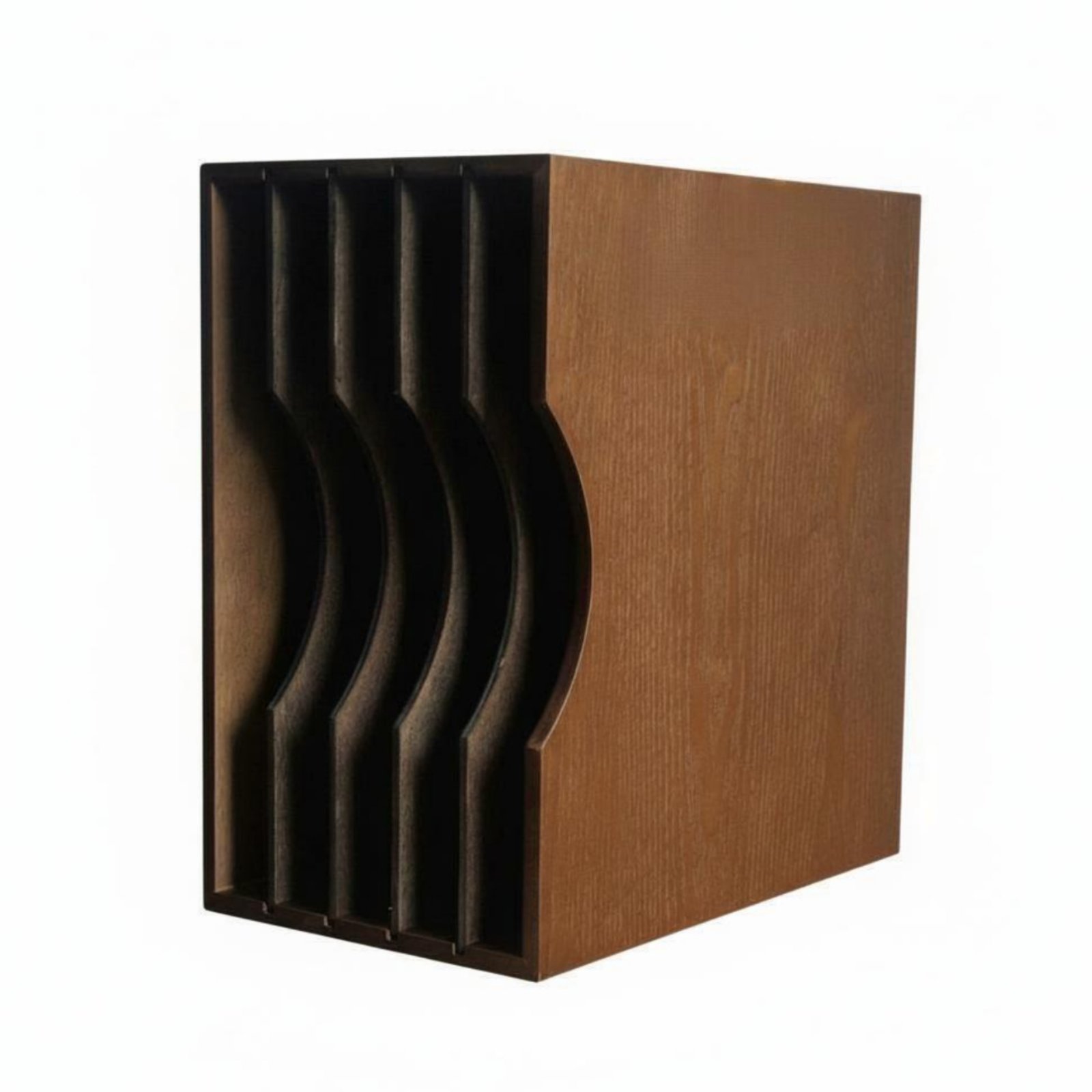 Solid Wood Vinyl Record Holder