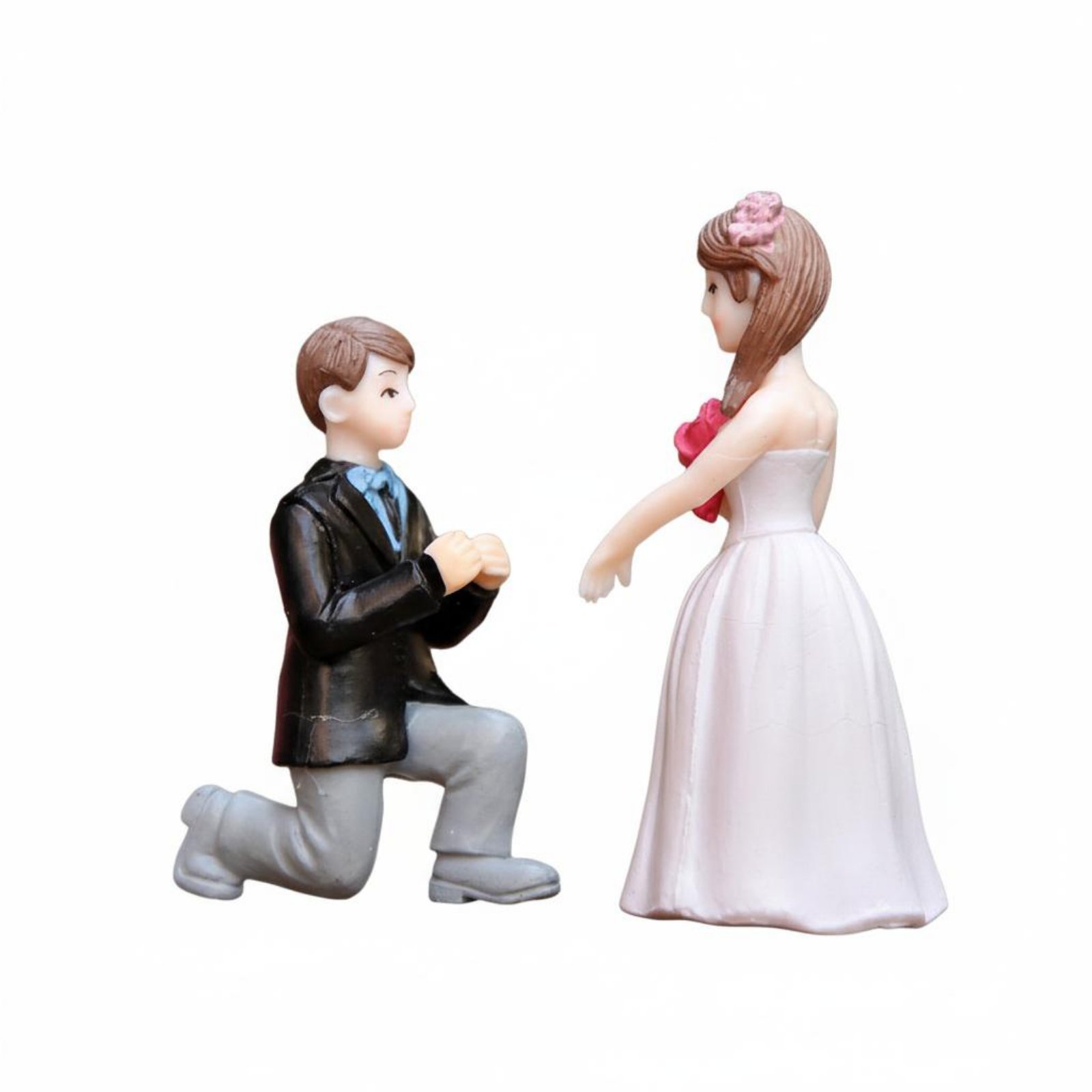 2-Piece Bride and Groom Figurine Set