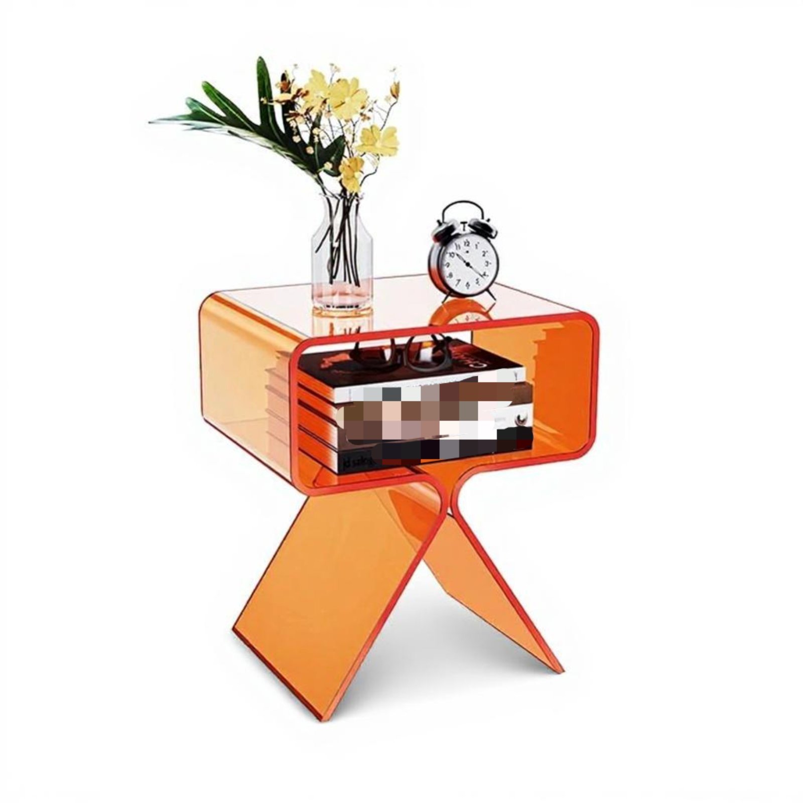 Transparent Sofa-Side Stand