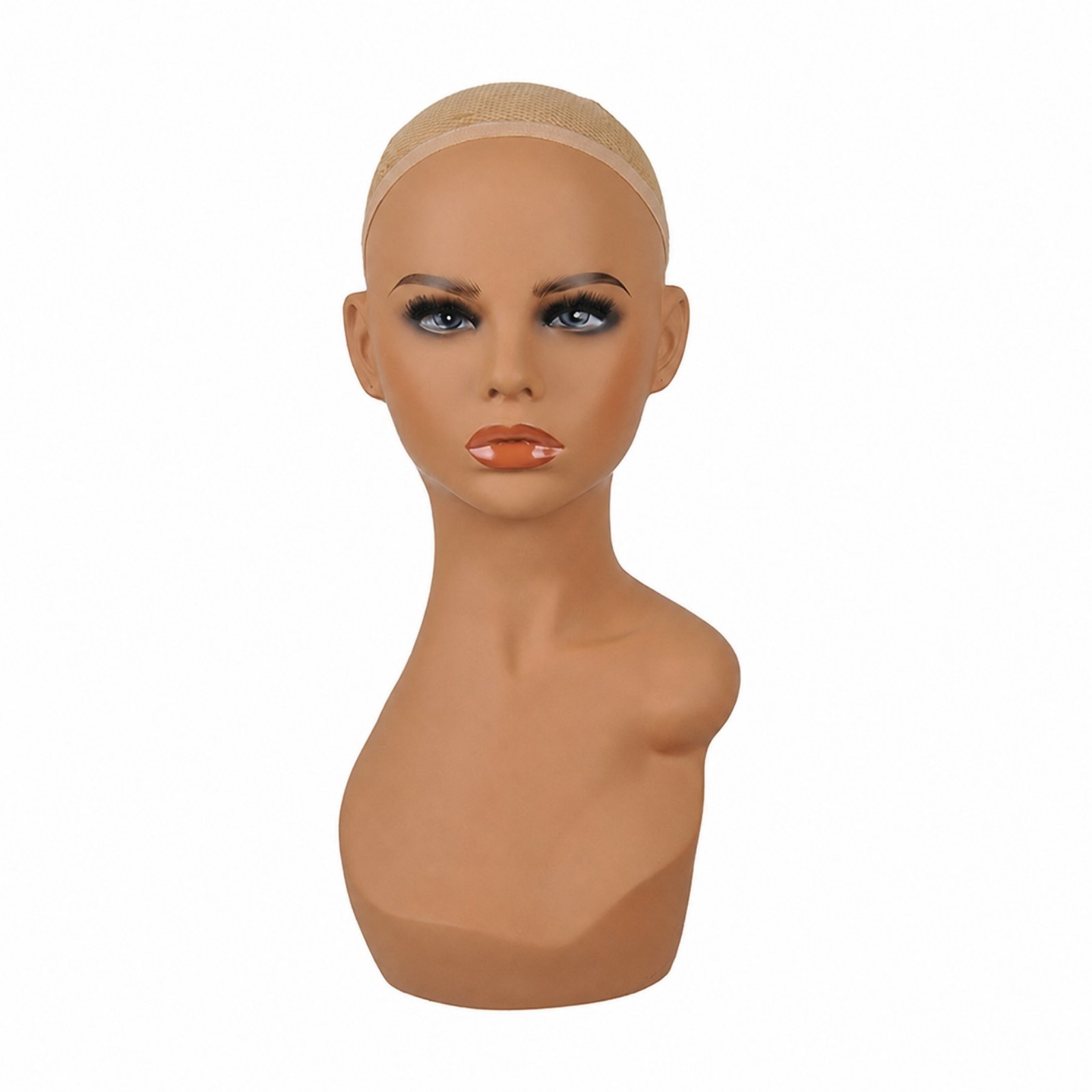PVC Mannequin Head with Hairpiece Cap