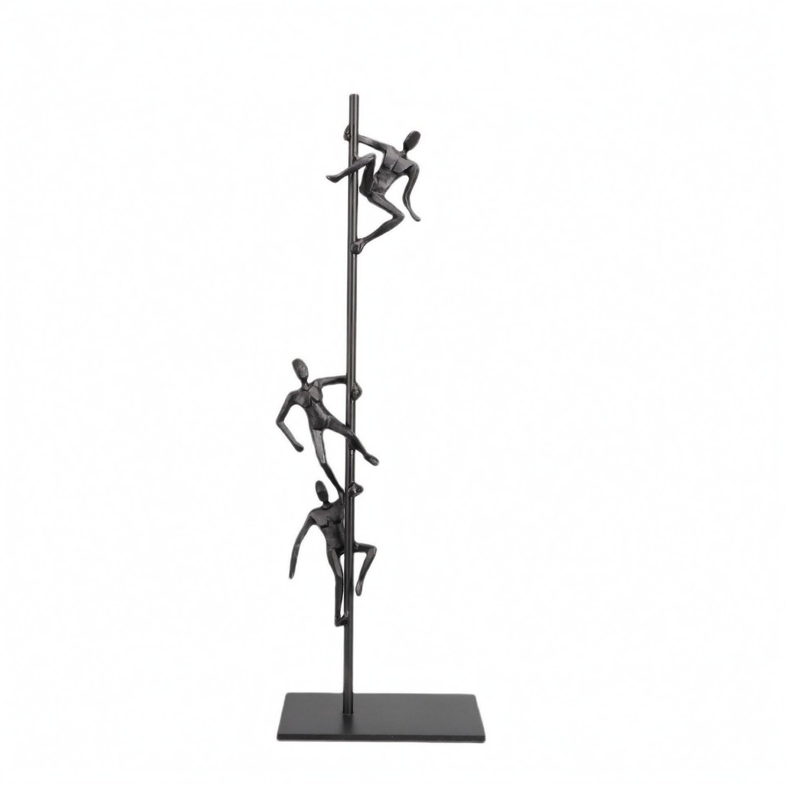 Metal Climbing Figure Statue