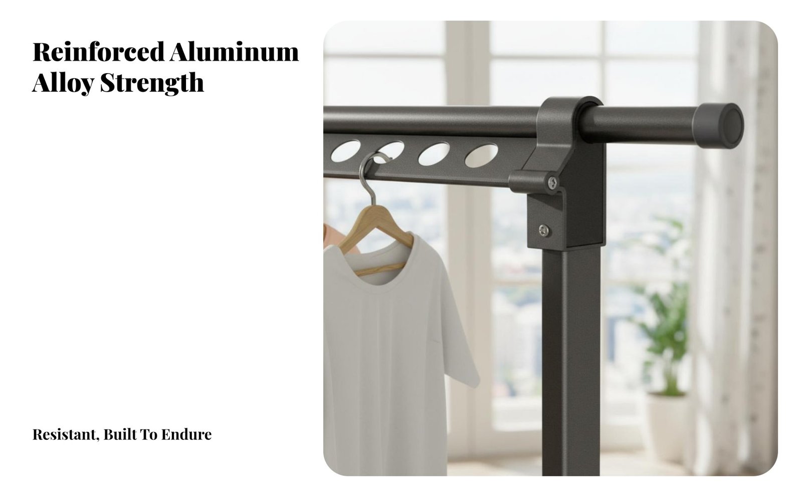Foldable V-Shapeddesign Drying Rack Adjustable Clothes Airer