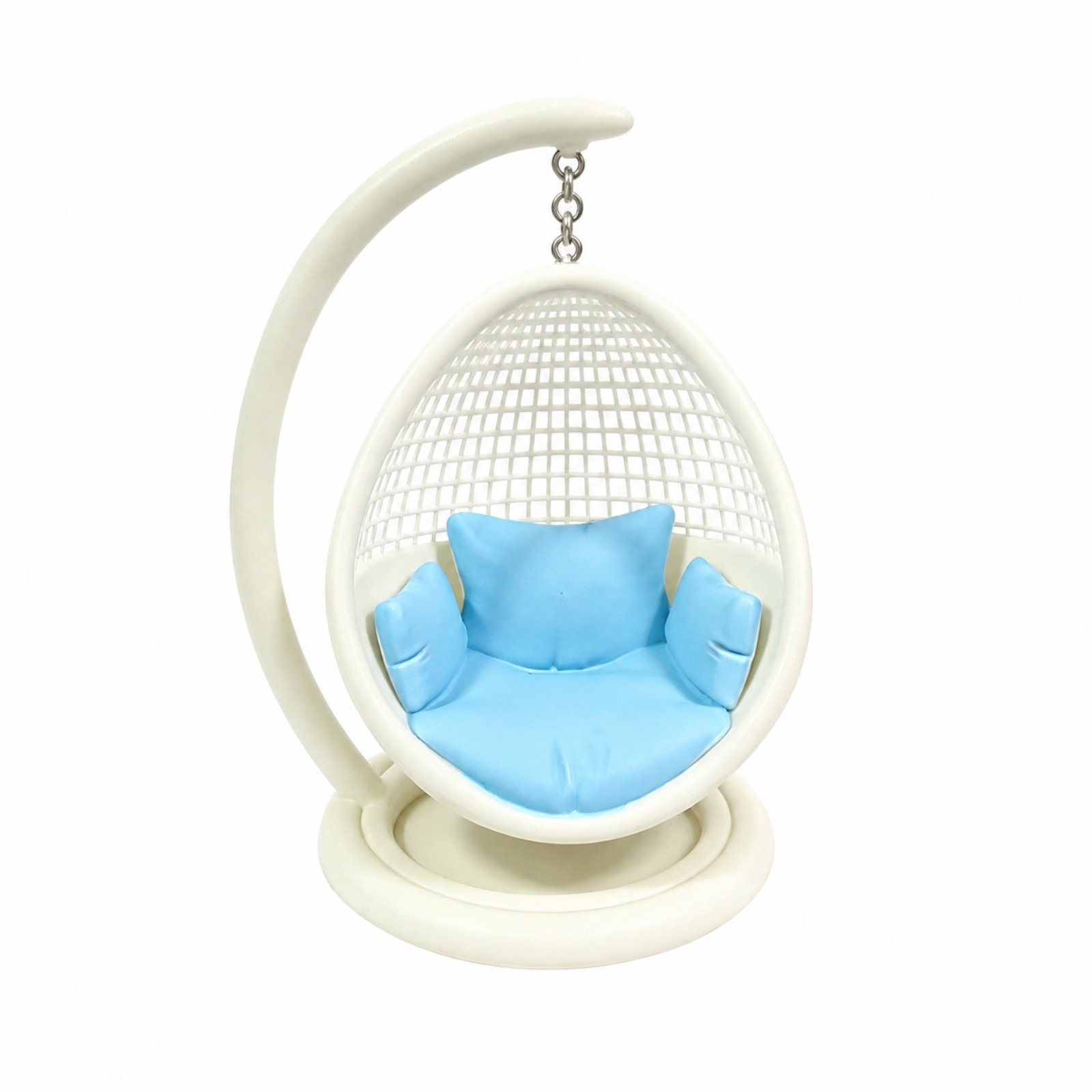 Hand-Painted Miniature Egg Chair