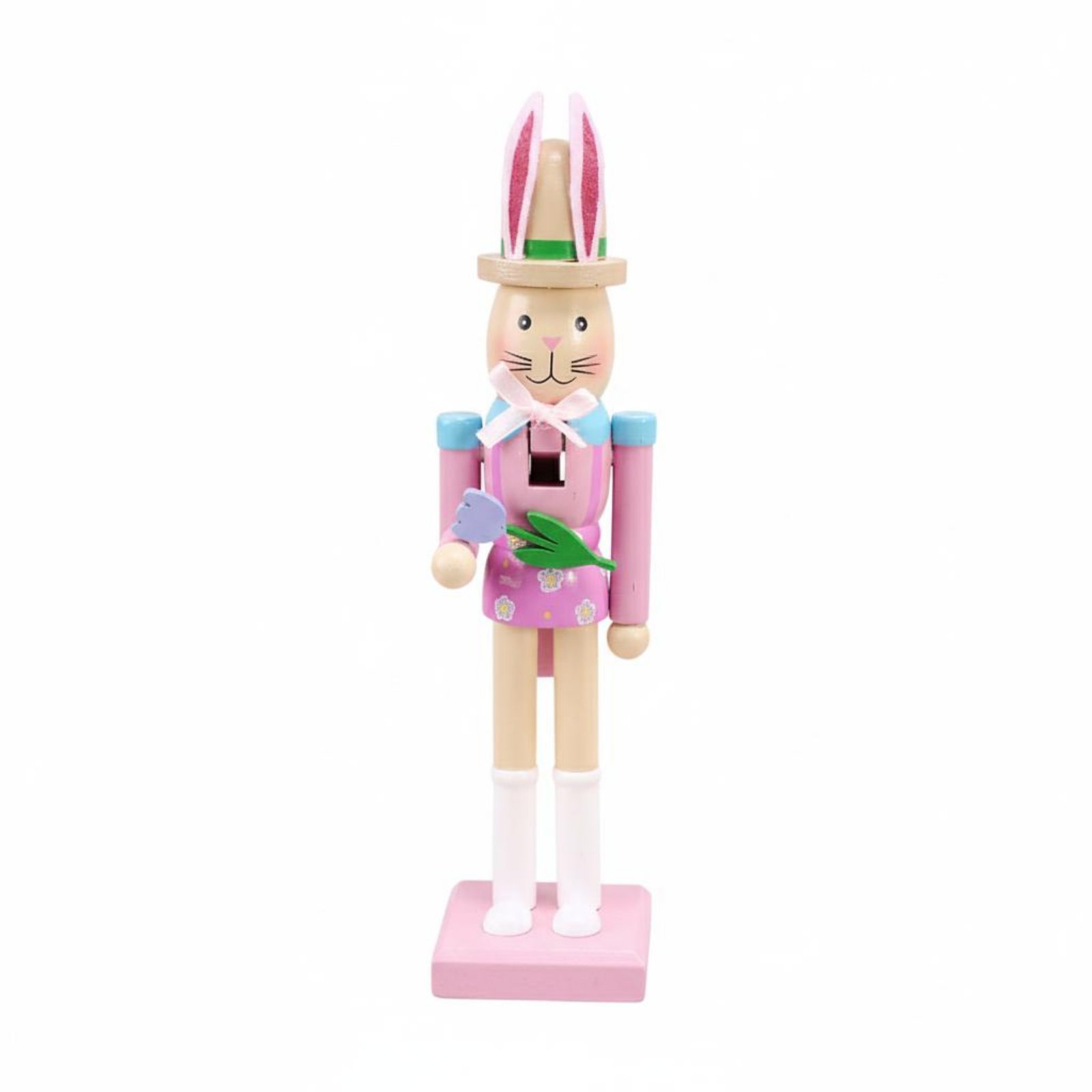 Wooden Bunny Nutcracker