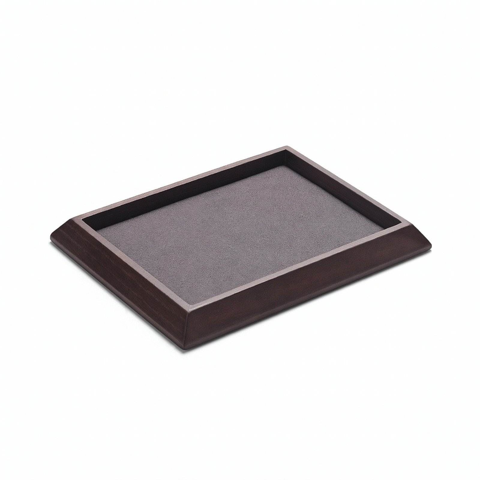 Wooden Jewelry Tray with Felt Lining