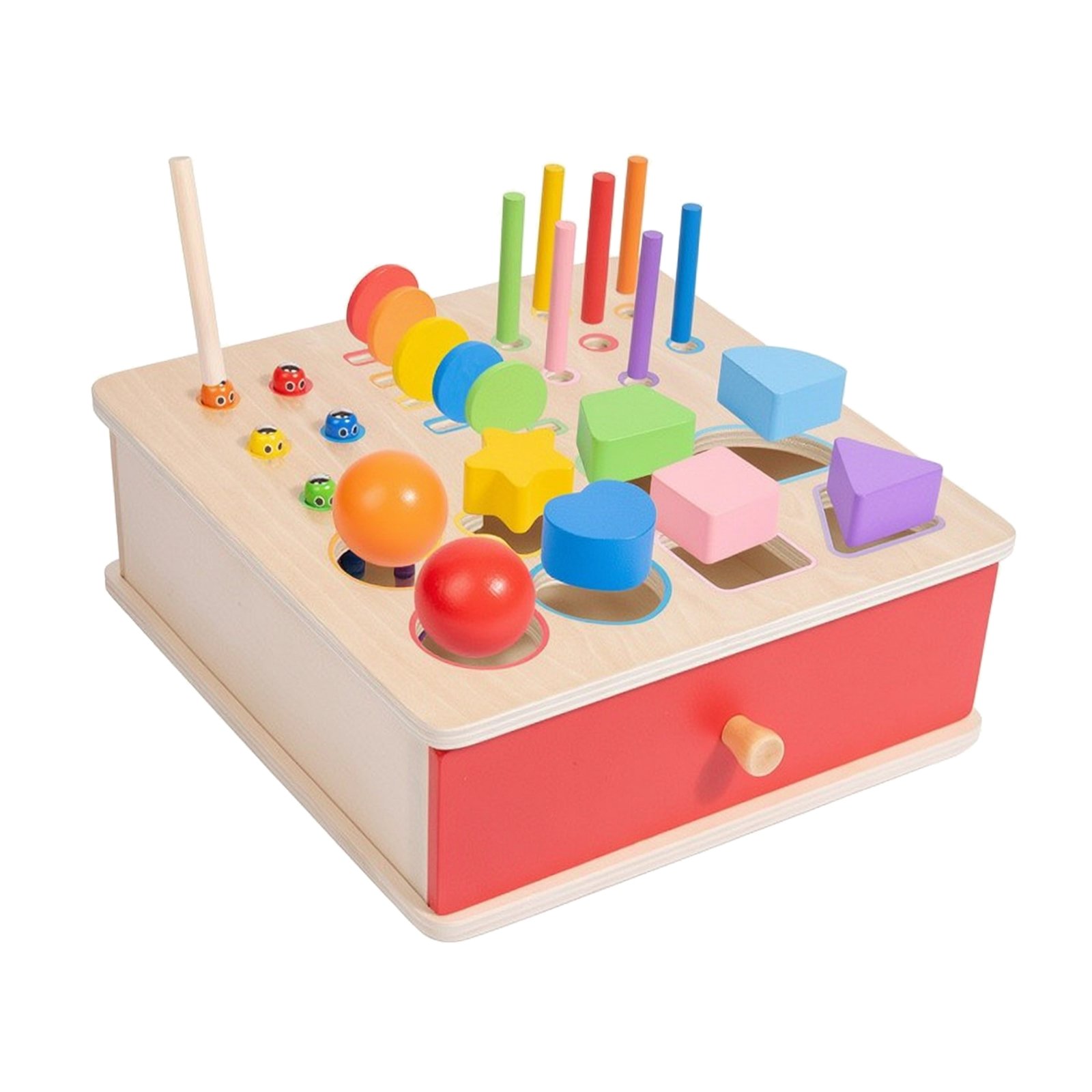Wooden Montessori Activity Box