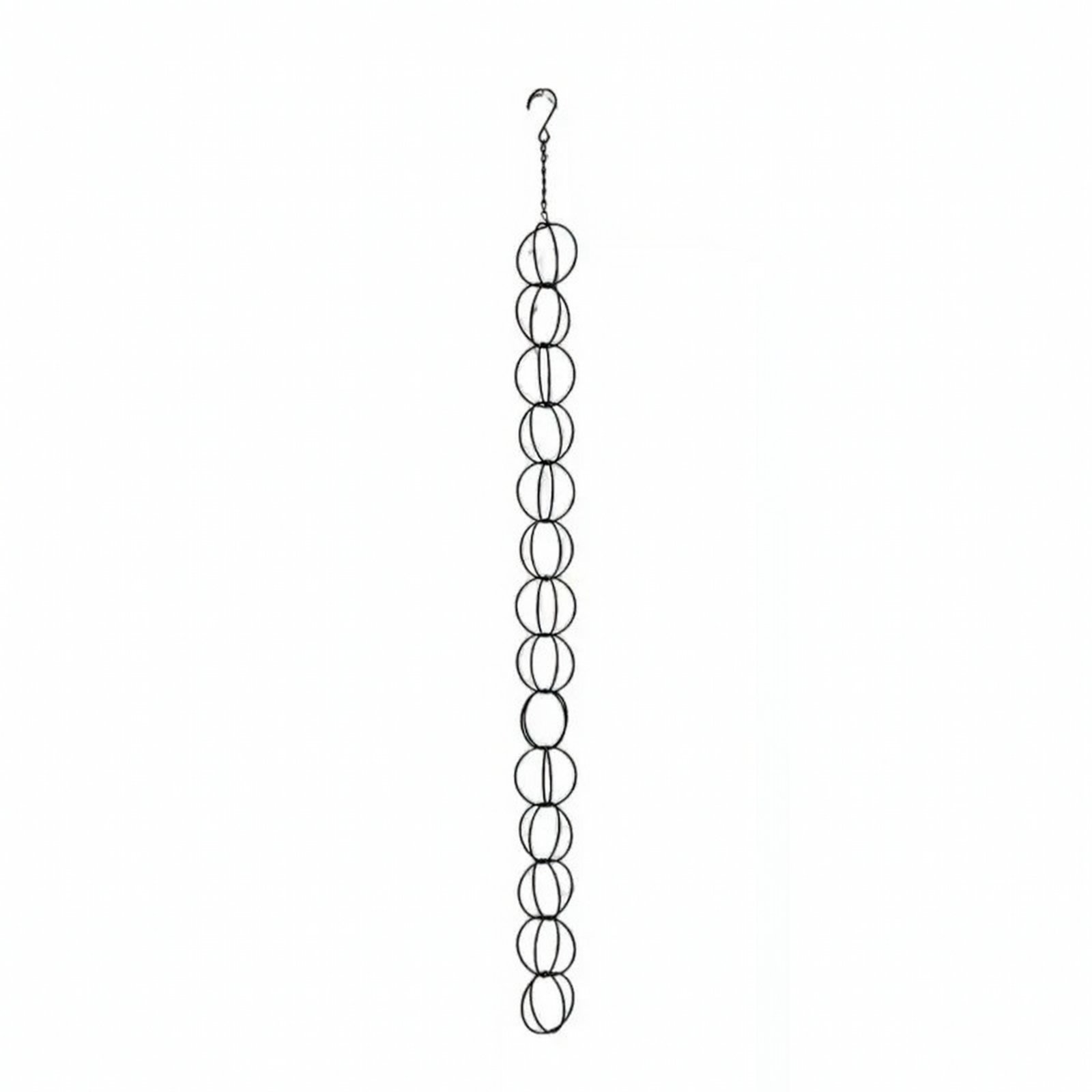 Rain Chain Circular Rings