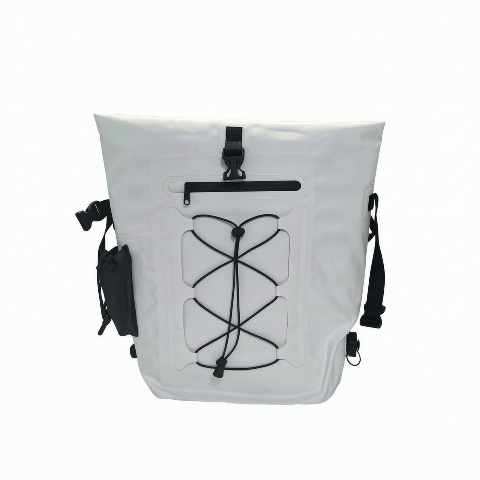 Water-Resistant Hiking Backpack – White