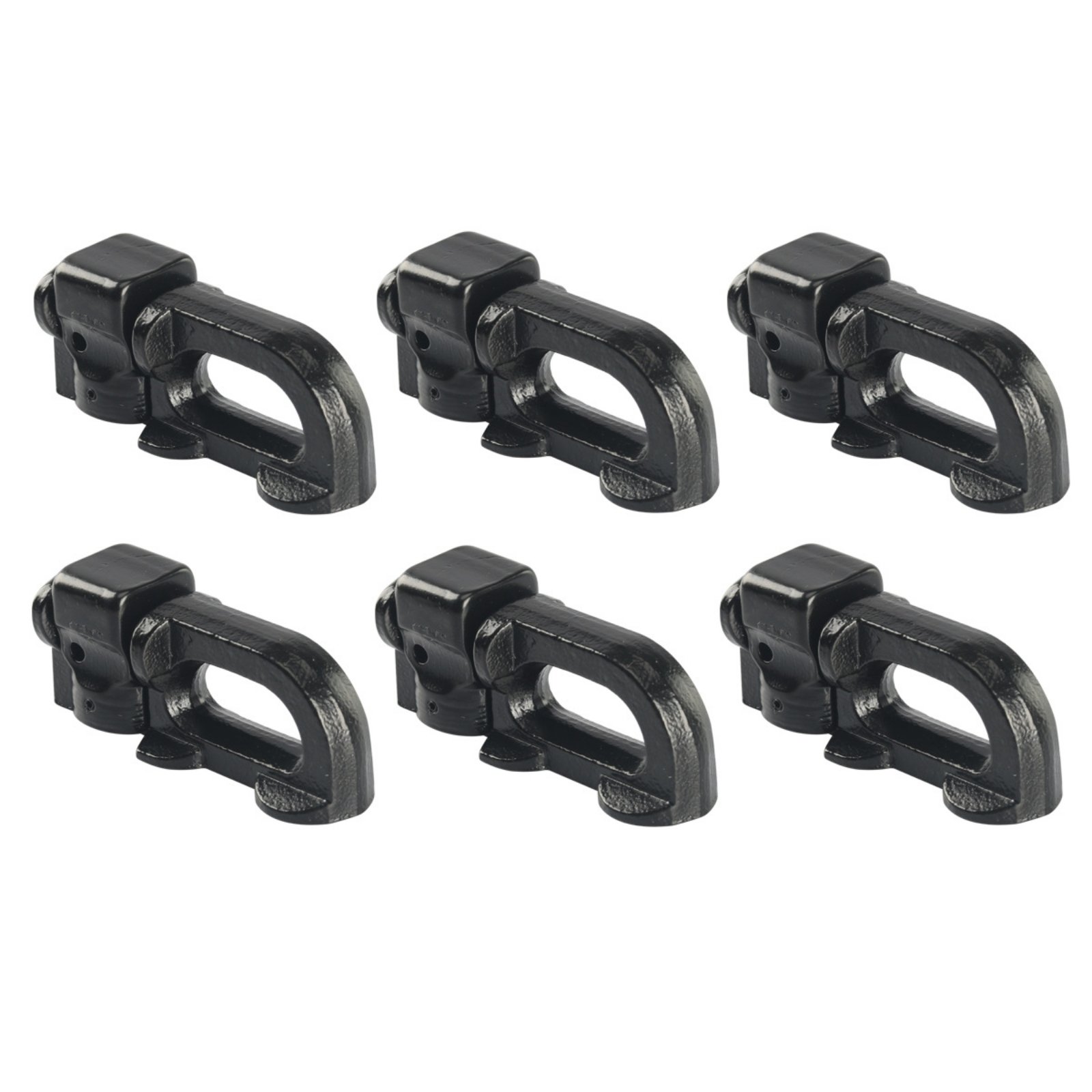 6-Piece L-Channel Buckle Carbon Steel
